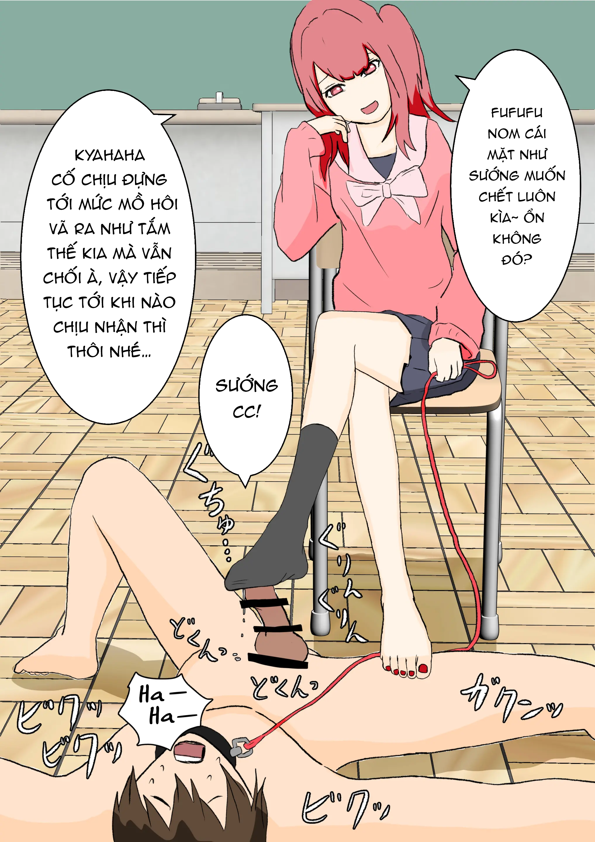 Đọc truyện hentai Hình phạt tra tấn chân của cán bộ kỷ luật - Oneshot