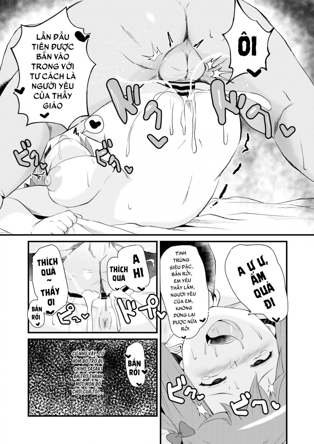 Đọc truyện hentai Làm tình với 3 em nữ sinh - Chap 1