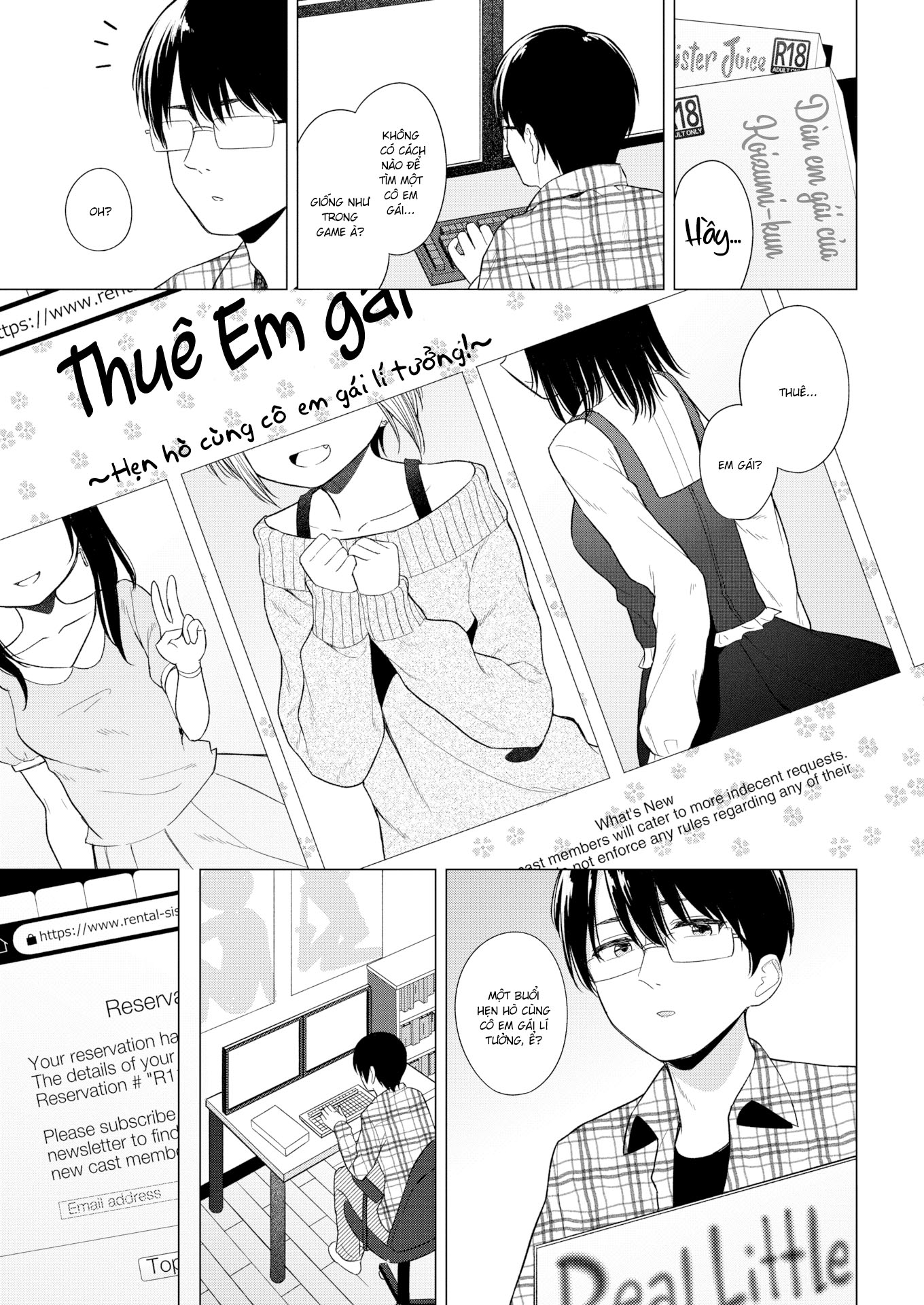 Đọc truyện hentai Tôi thử thuê em gái mình - Oneshot