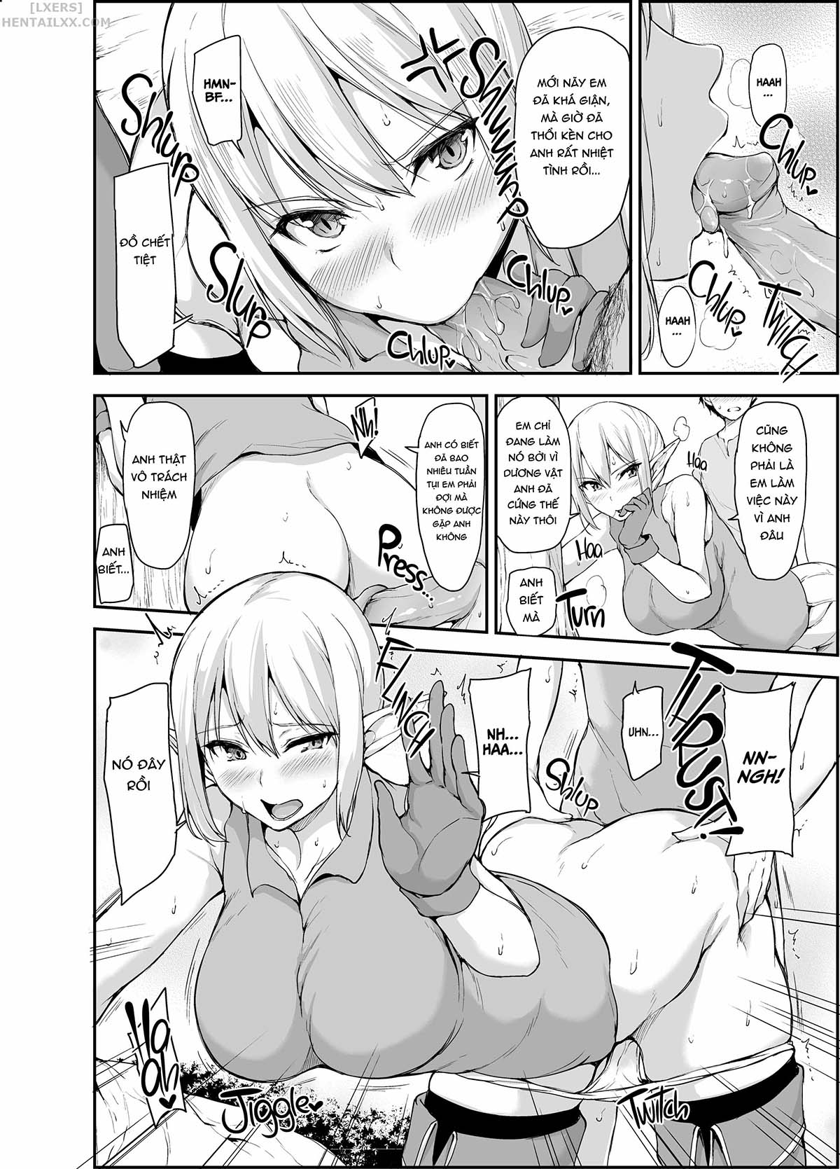 Đọc truyện hentai Tales of a Harem in Another World - Chap 4.5