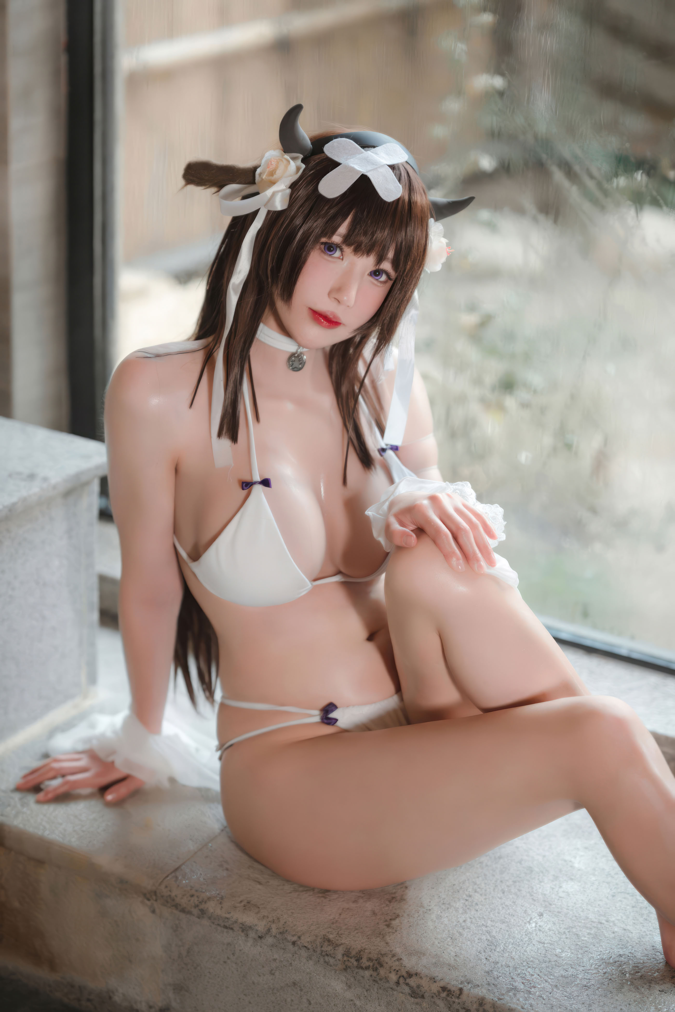 Đọc truyện hentai Tuyển tập Albums siêu phẩm Cosplay - Chap 1345 - Saionji Minami - Azur Lane Kashino Bikini