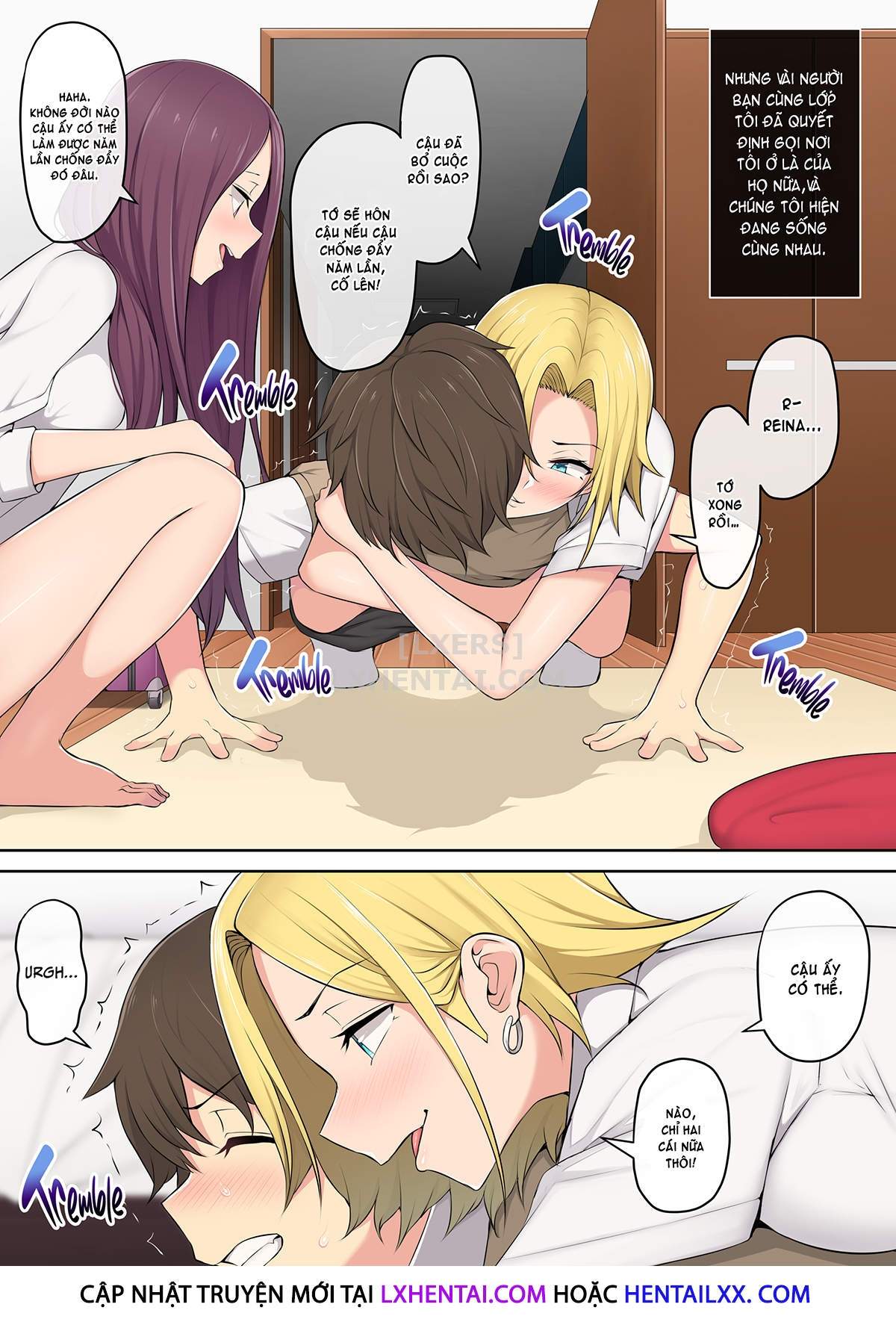 Đọc truyện hentai Imaizumi đưa cả bầy Gyaru về nhà mình - Chap 2