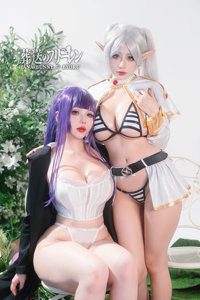 Đọc truyện hentai Tuyển tập Albums siêu phẩm Cosplay - Chap 1042 - Byoru & Hana Bunny – Frieren & Fern