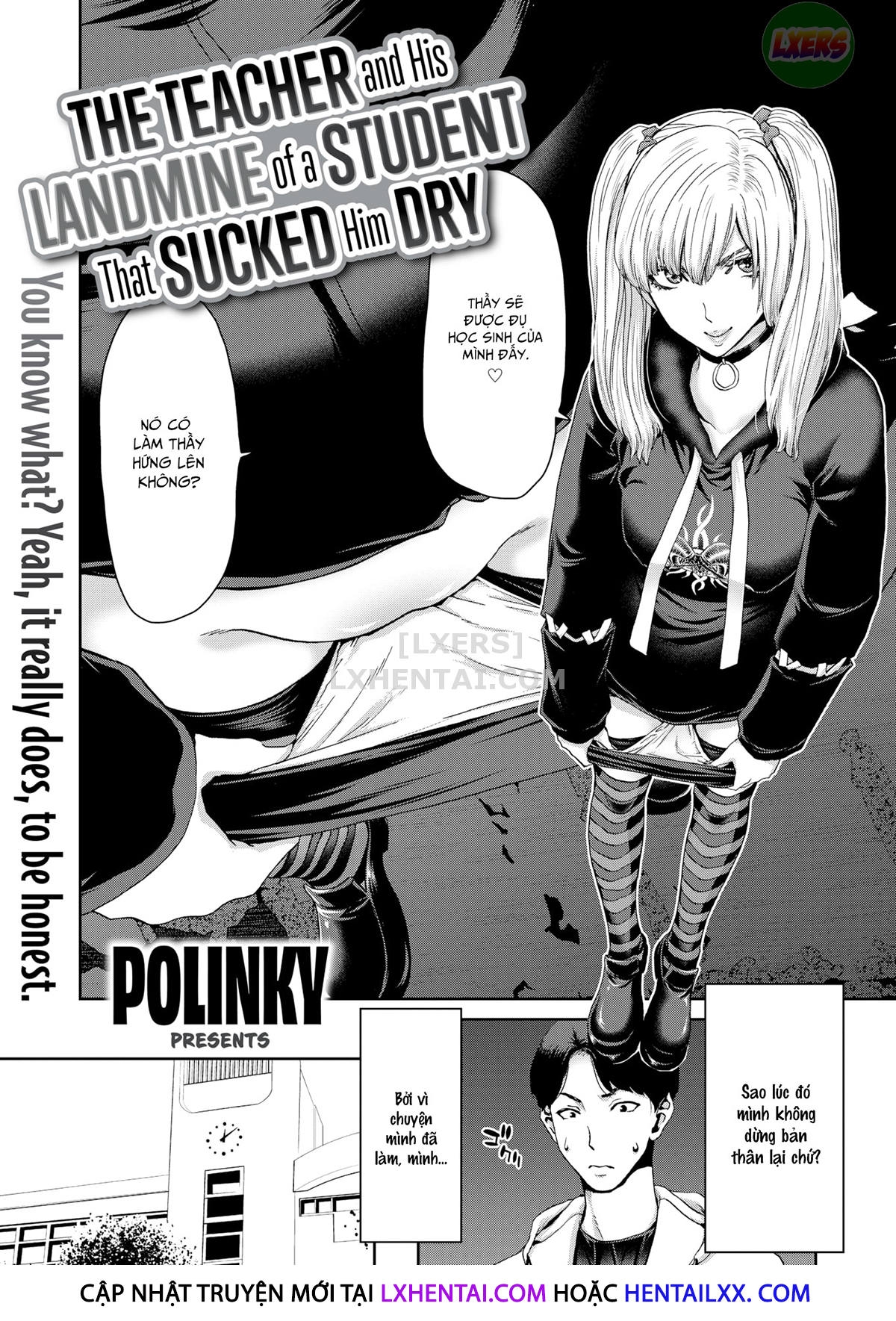 Đọc truyện hentai Chàng giáo viên và cô học sinh hút anh ấy cạn tinh - Oneshot