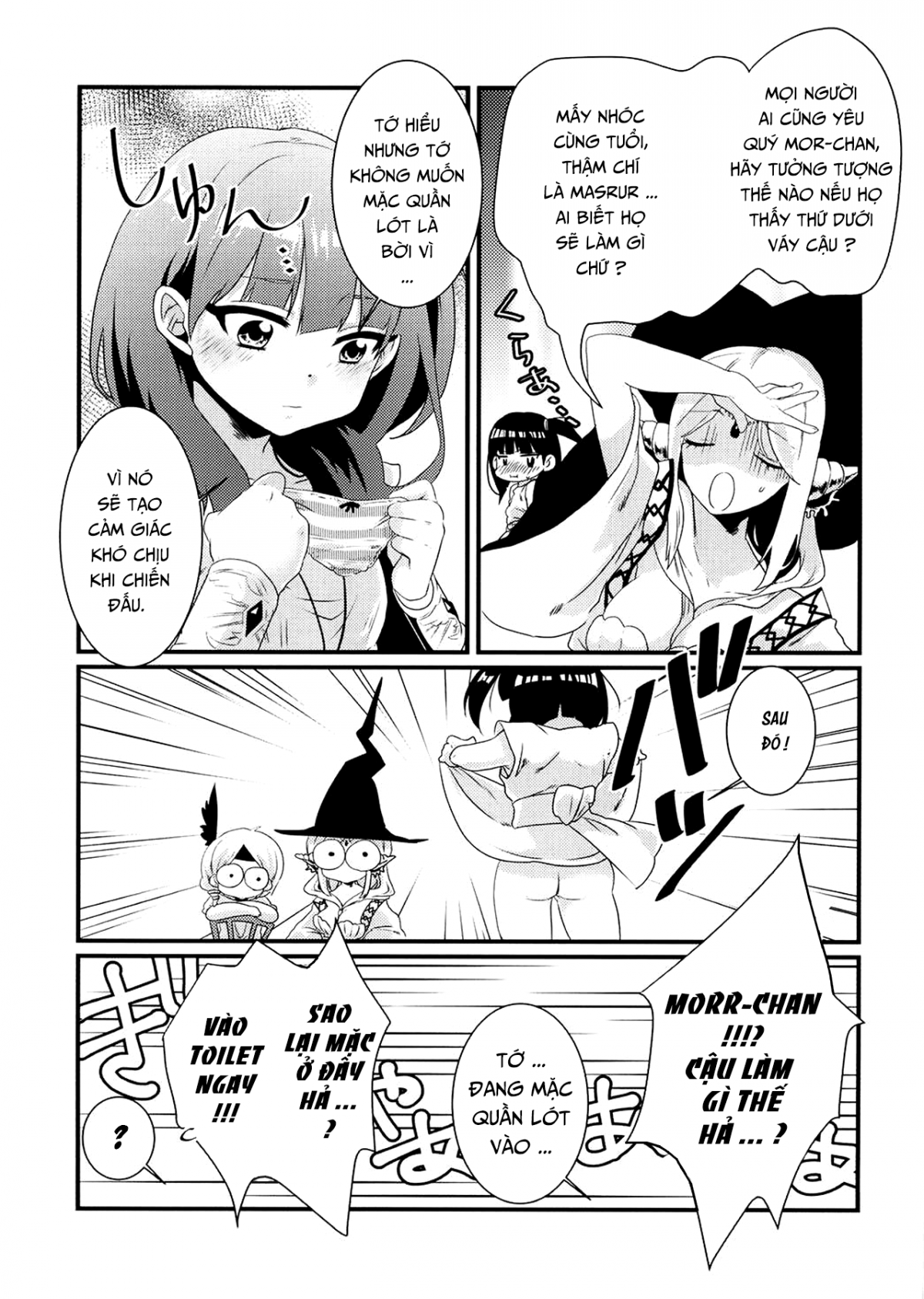 Đọc truyện hentai Lần đầu Morgiana mặc quần lót - Oneshot