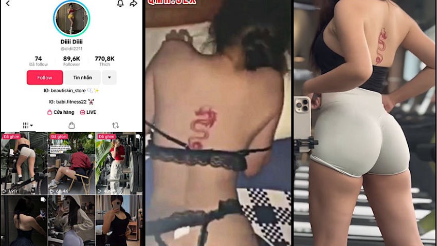 [Hot] Hot Tiktoker Dii Dii Gymer hơn 90k Follow mông khủng long vú to lộ clip địt nhau khẩu dâm bét nhè với người yêu