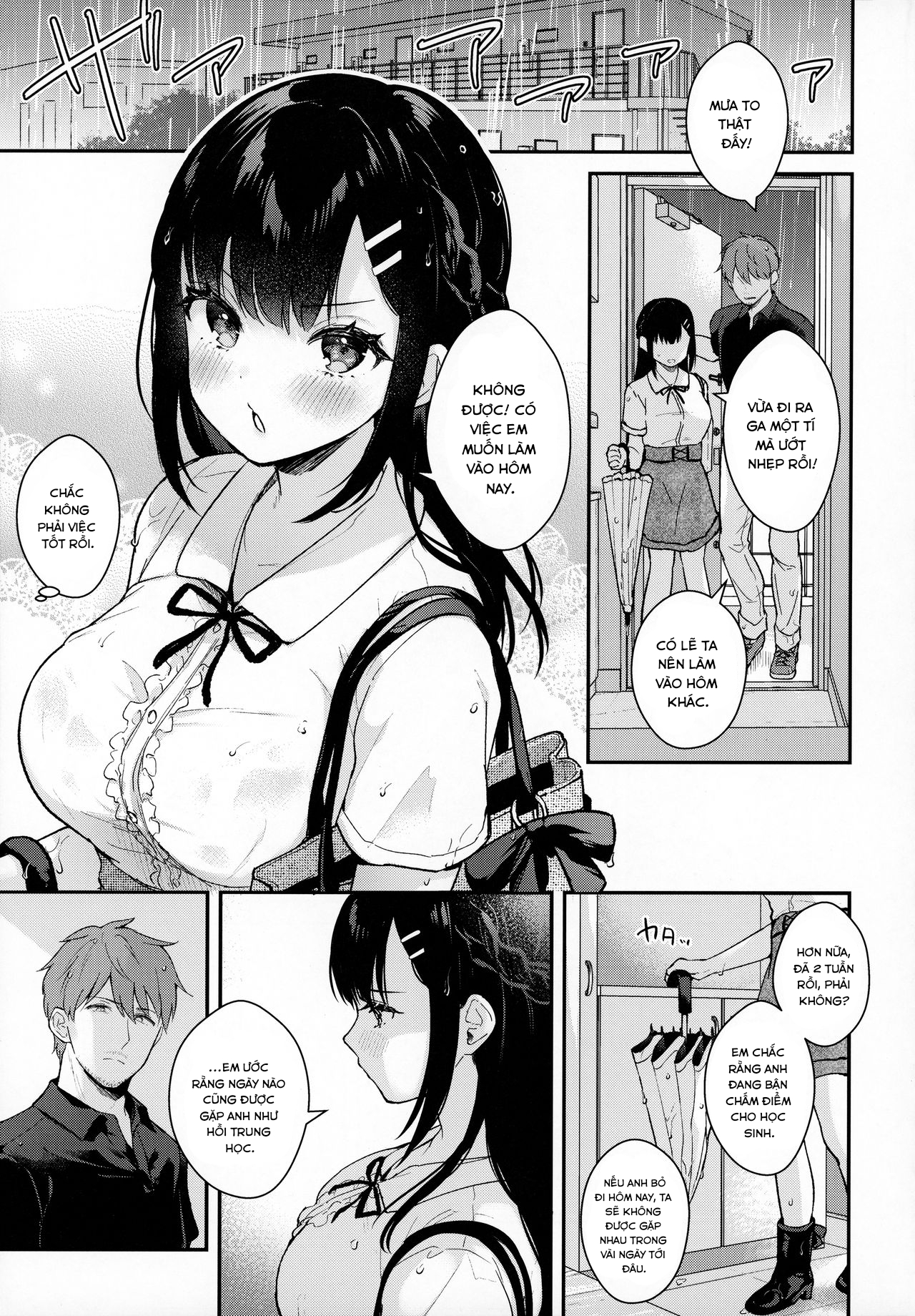 Đọc truyện hentai Tsuyu, Natsufuku, Apart nite - Oneshot