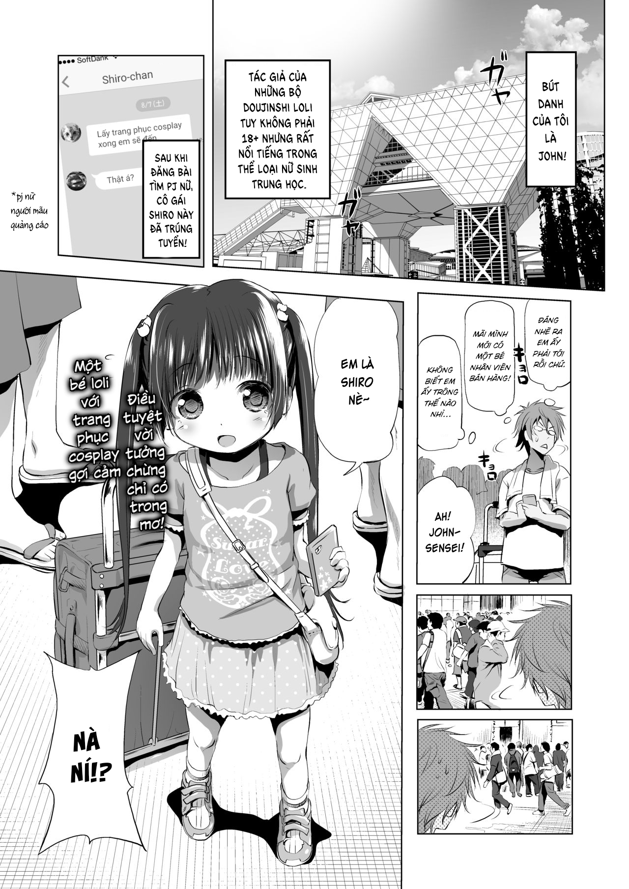 Đọc truyện hentai Xơi em loli trong trang phục cosplay gợi cảm - Chap 1