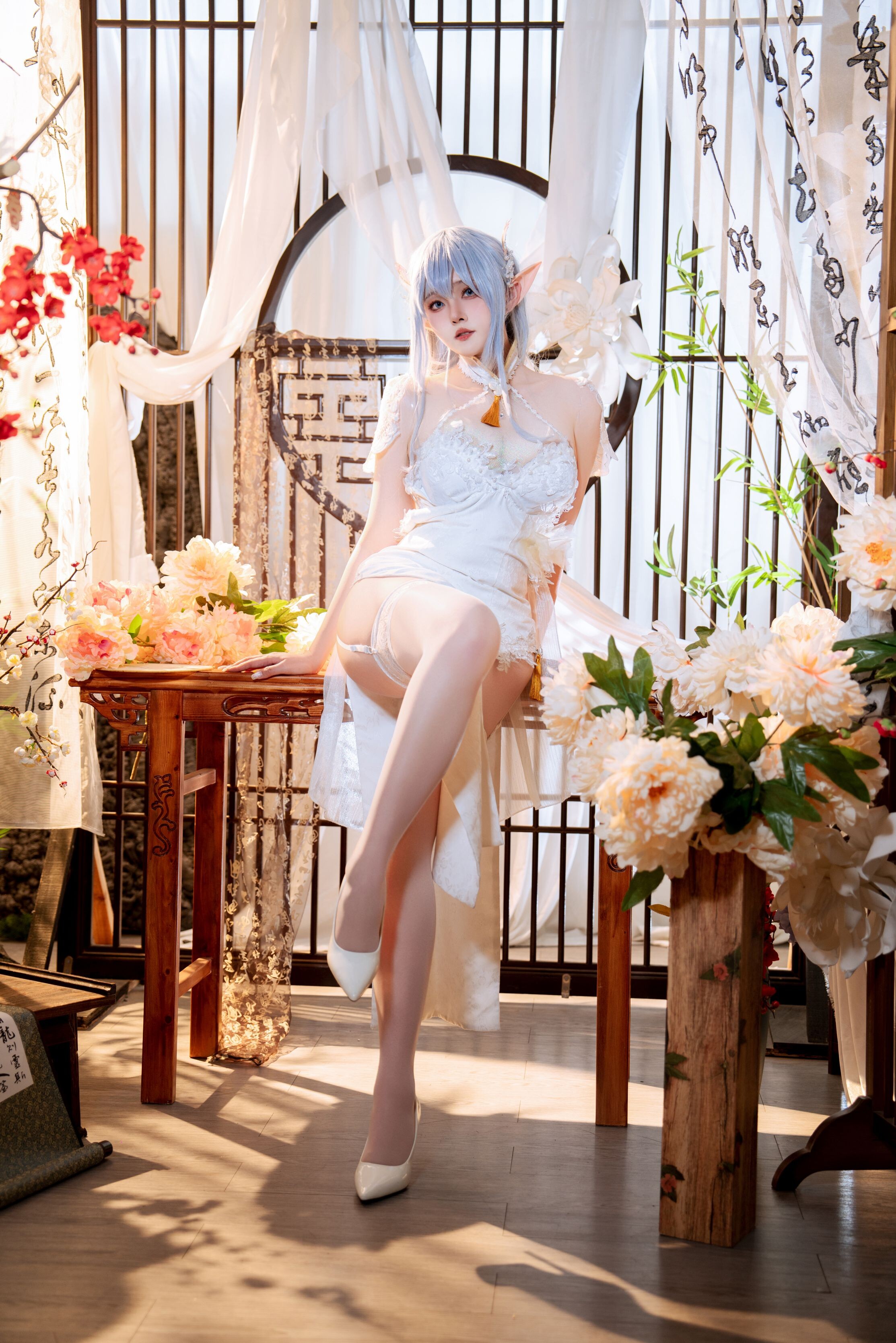 Đọc truyện hentai Tuyển tập Albums siêu phẩm Cosplay - Chap 978 - Natsuko - Azur Lane Albion Cheongsam