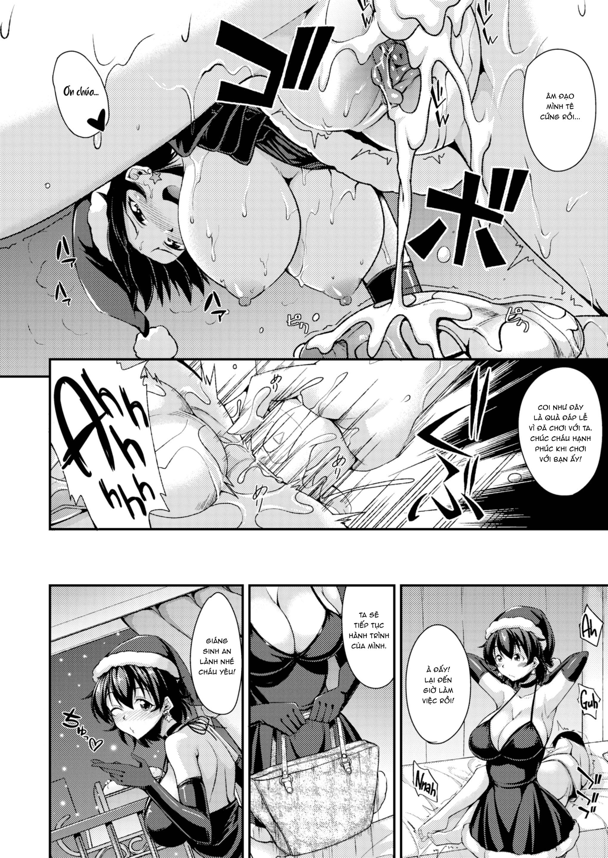 Đọc truyện hentai Bà già Noel trèo cửa sổ - Oneshot