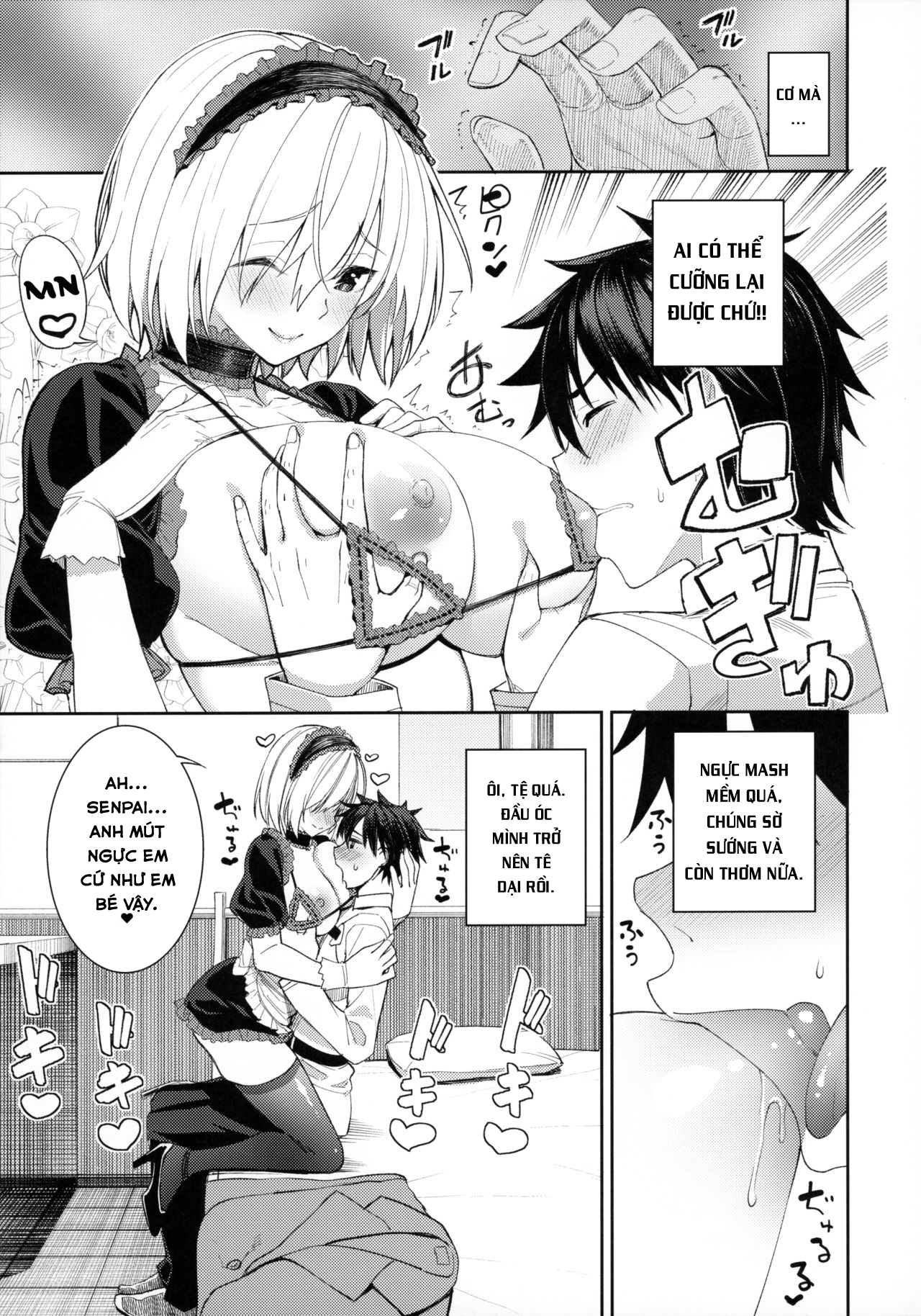 Đọc truyện hentai Mash ga Tonikaku Guigui Kuru Hon (Fate/Grand Order) - Oneshot