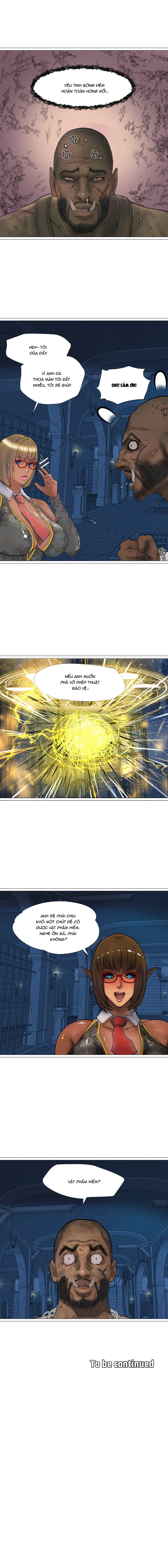 Đọc truyện hentai Nữ Hoàng Dark Elf Và Nô Lệ Orc - Chap 16