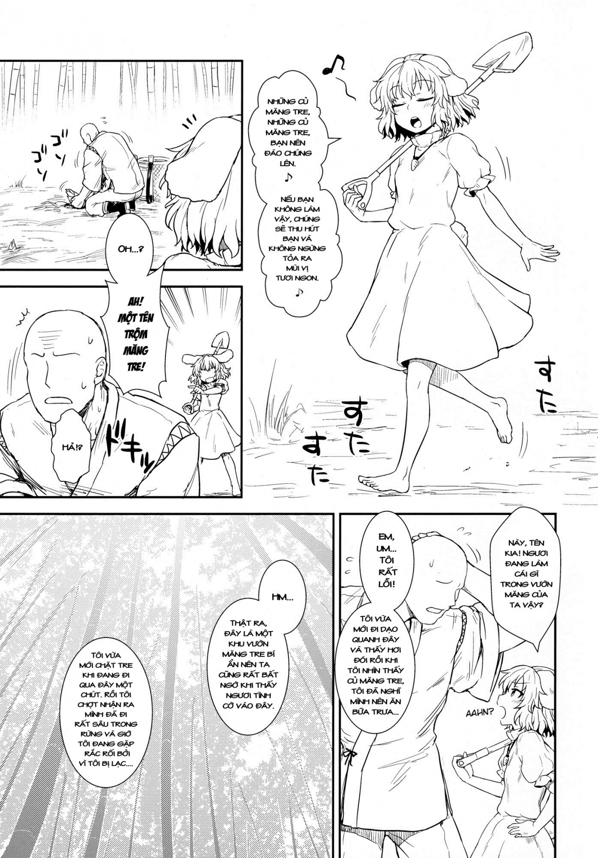 Đọc truyện hentai Tewi's Tale of the Bamboo Cutter - Oneshot