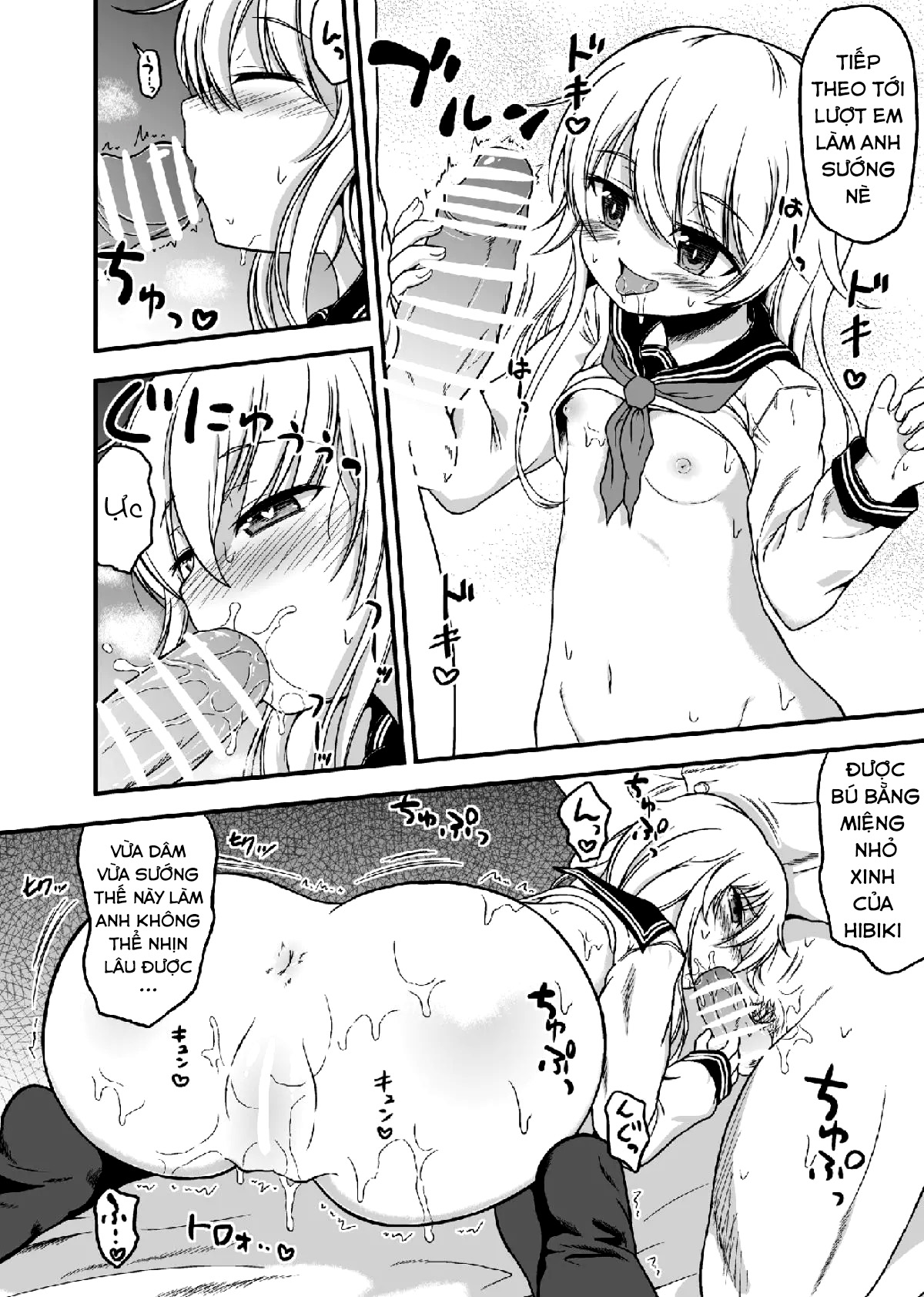 Đọc truyện hentai Cuộc chiến trong đêm của Hibiki và tình yêu - Oneshot