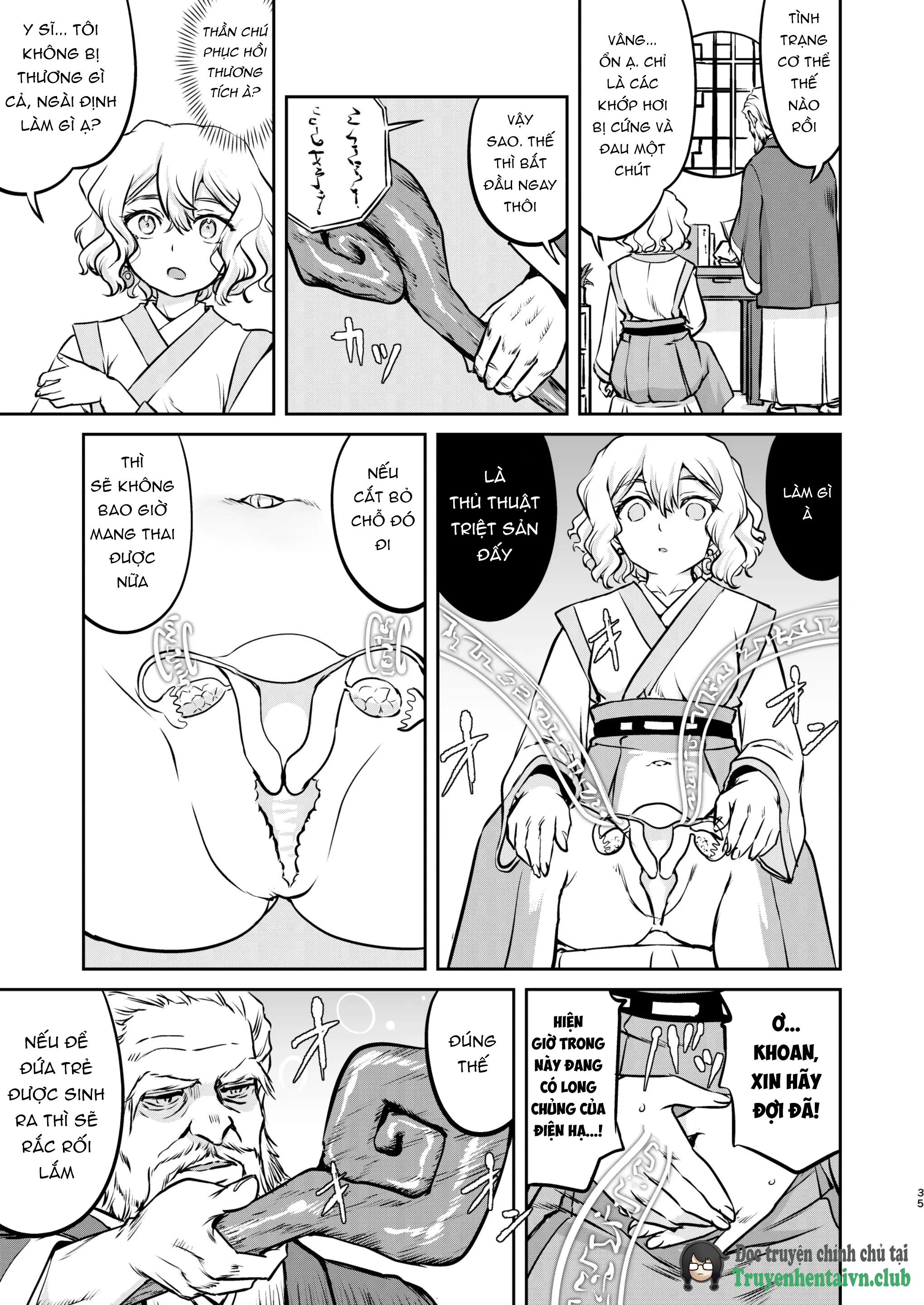 Đọc truyện hentai Isekai TS Ouji o Tasuketa Dake Nanoni Trance Hen - Oneshot