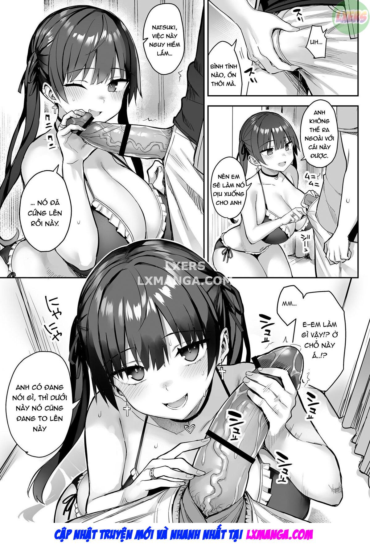 Đọc truyện hentai Moto InCha no Kyonyuu Yariman Imouto ga Erosugite, Onii-chan wa Mou...!! - Chap 3 - [END]