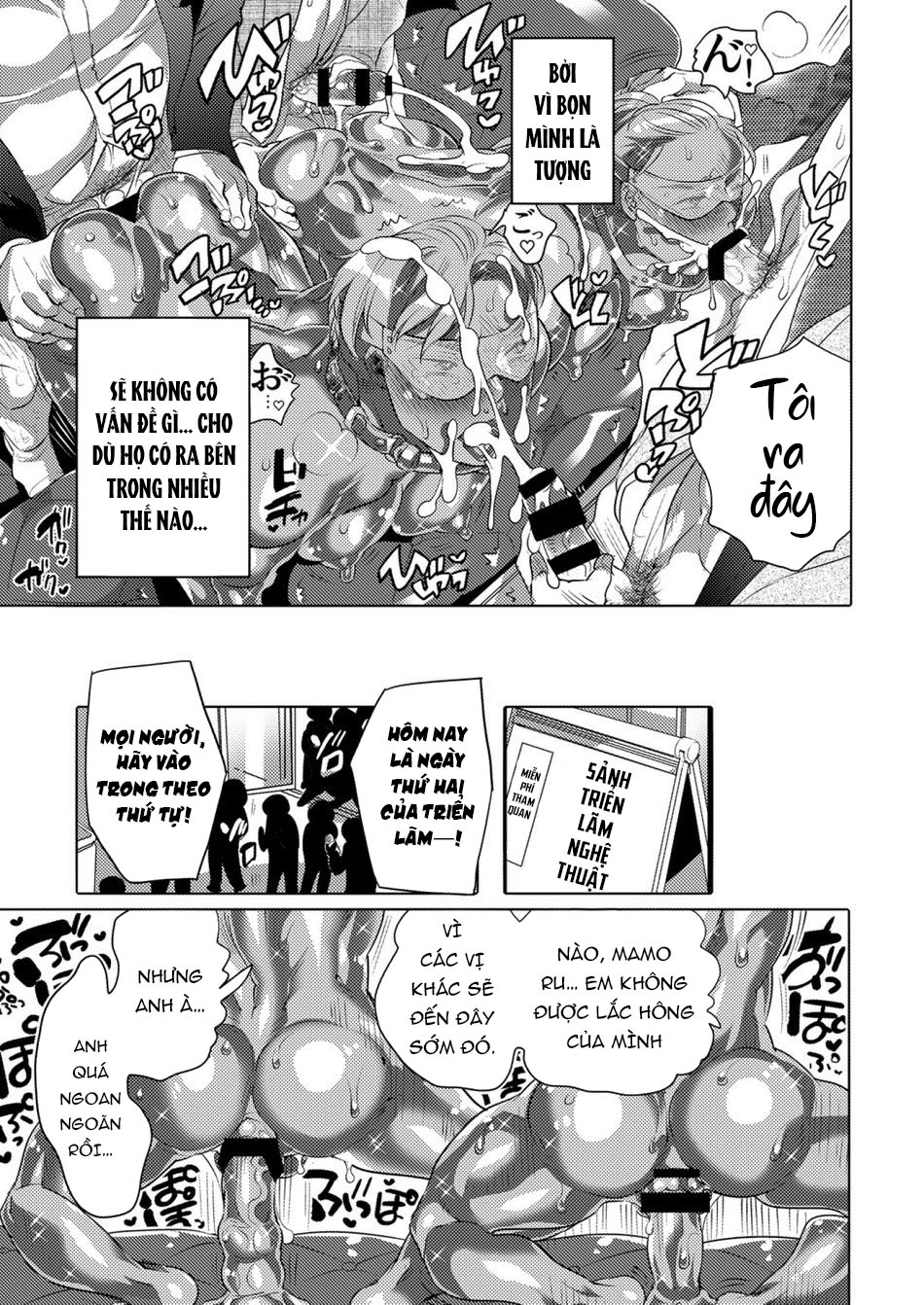 Đọc truyện hentai Triển lãm kết nối anh em bột vàng - Chap 2