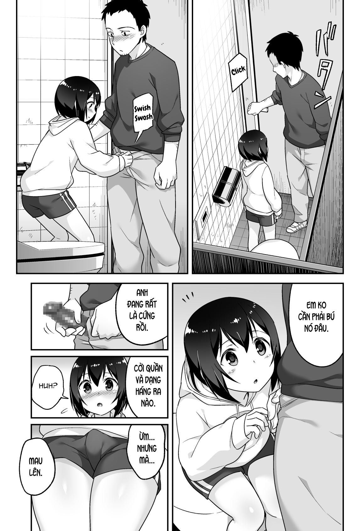 Đọc truyện hentai Anh bảo vệ may mắn và em học sinh xui xẻo. - Chap 5: Yêu anh, yêu em 3000.