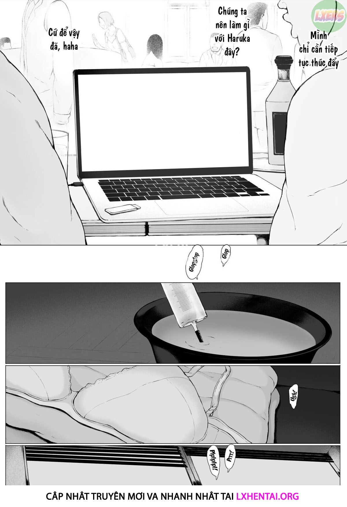 Đọc truyện hentai Hahagui Ottori Okaasan ga Toshishita Yarichin ni Nerawareru Toki - Chap 3C | END