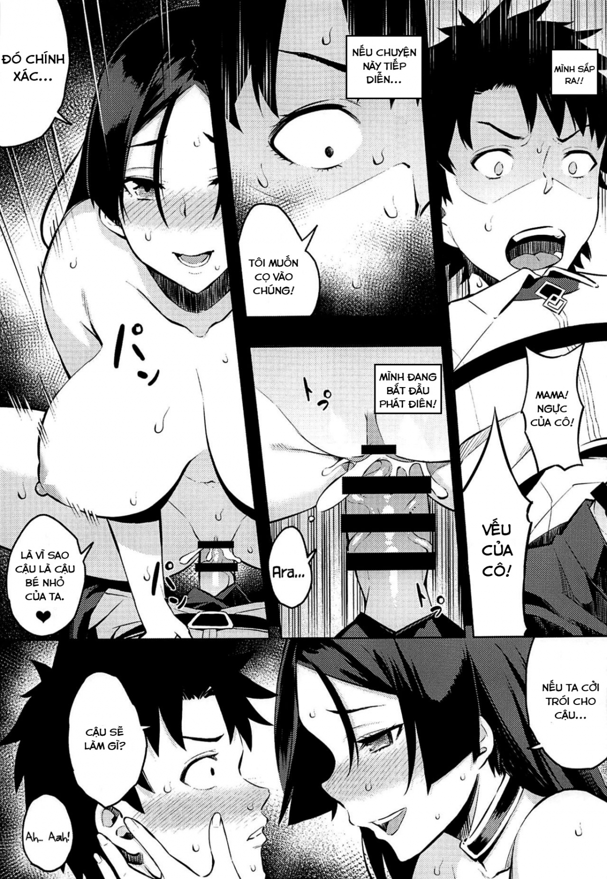 Đọc truyện hentai Raikou Mama no Seikyouiku - Oneshot