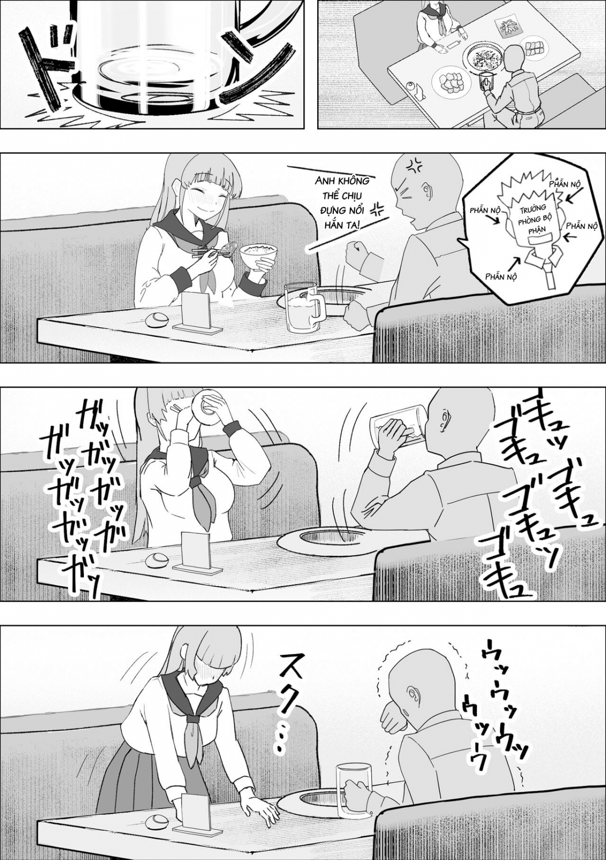 Đọc truyện hentai Tabe Gal -Muchimuchi Tennen Gal wa Papakatsu Shimasu- - Oneshot