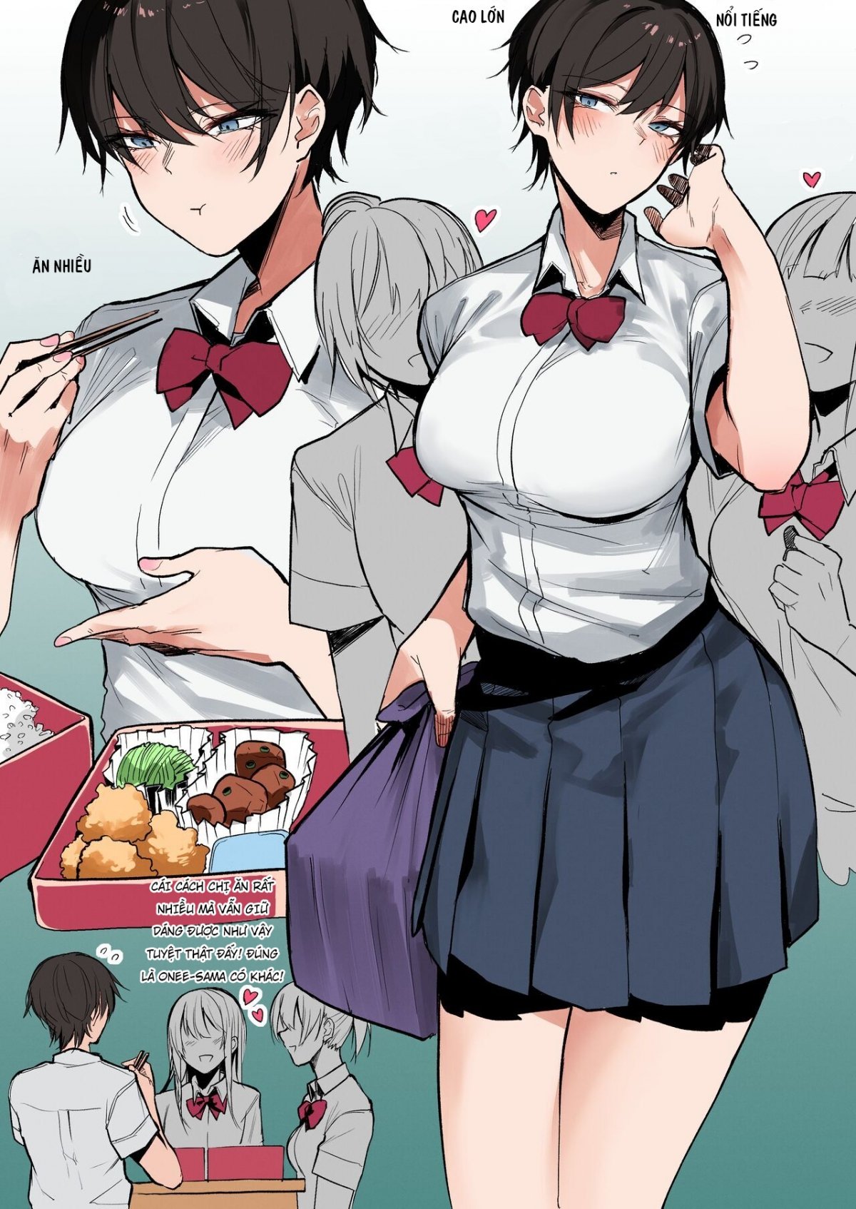 Đọc truyện hentai Boyish Succubus Onee-san - Oneshot Full Màu