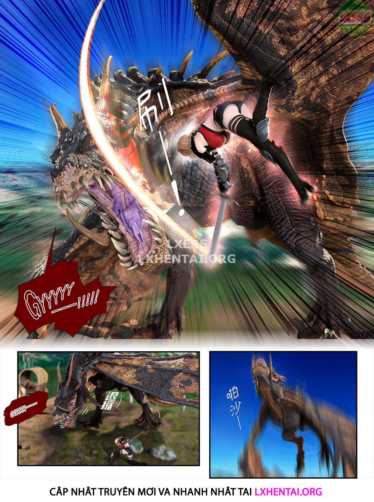 Đọc truyện hentai The Rose Fall Into Darkness - Chap 4