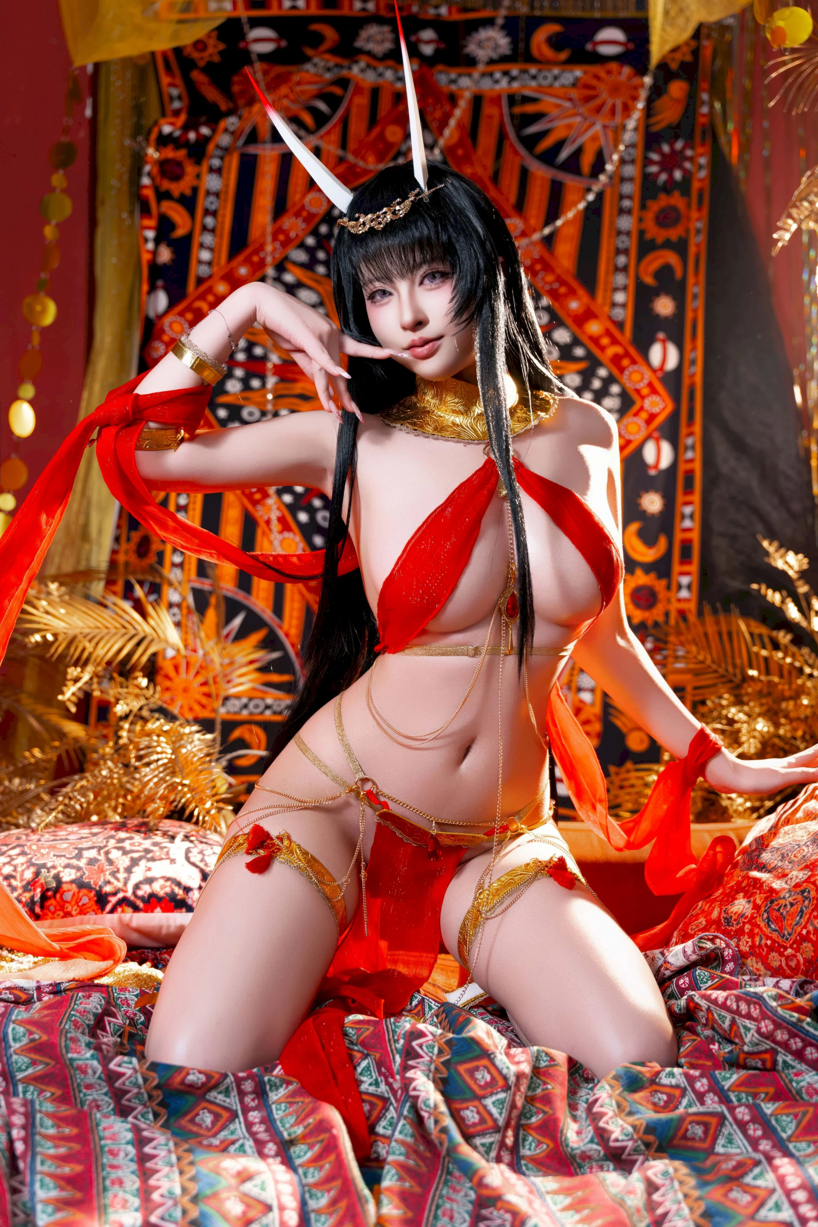 Đọc truyện hentai Tuyển tập Albums siêu phẩm Cosplay - Chap 1387 - Yuno Shimizu - Azur Lane Noshiro Dancer