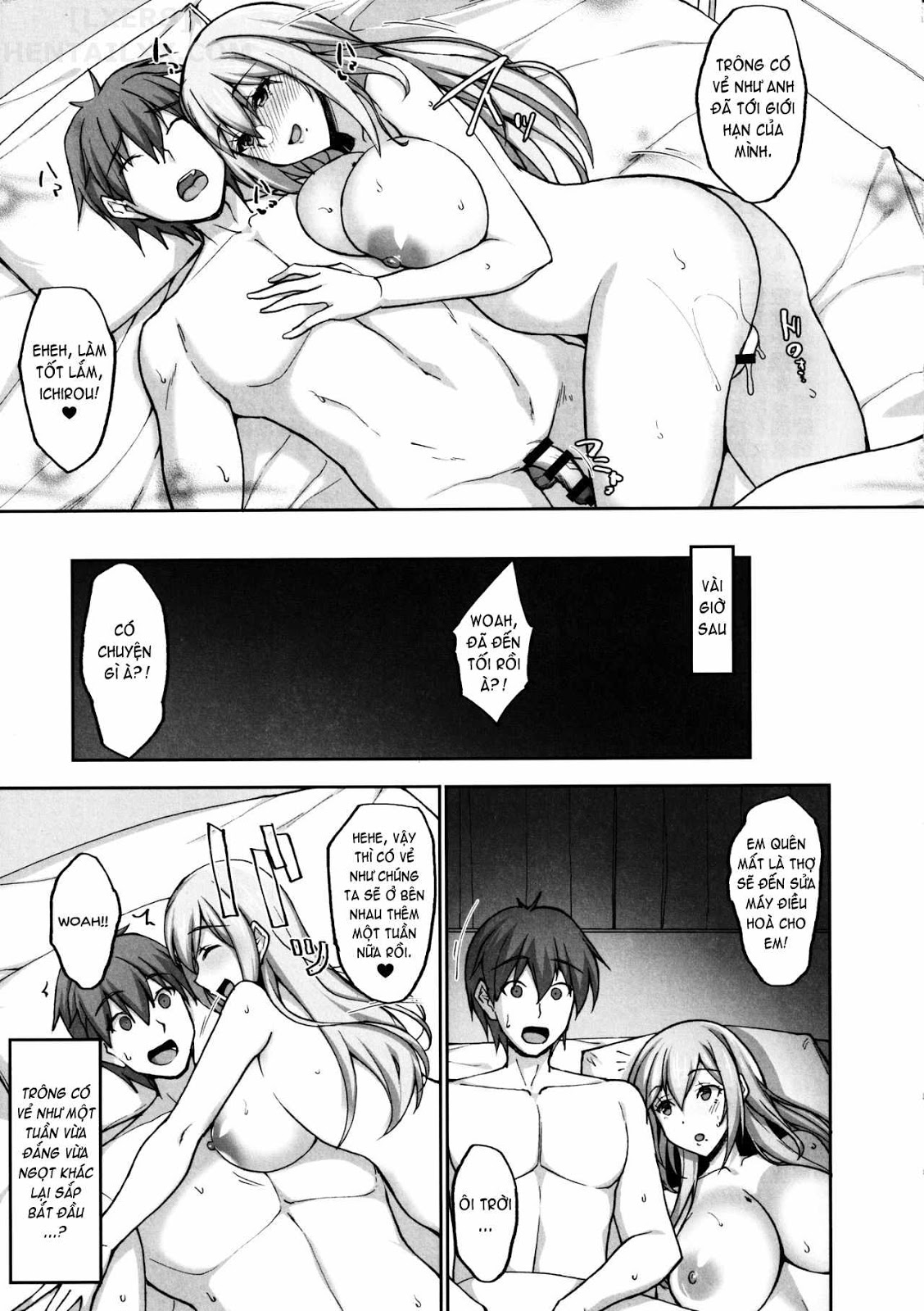 Đọc truyện hentai Ecchi Na Onee-San Wa, Suki Desu Ka? - Chap 2 - Có che | [END]