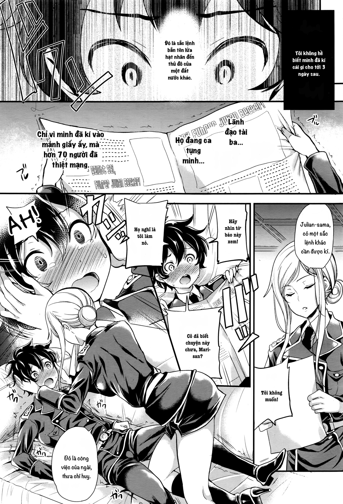 Đọc truyện hentai Đằng Sau Đế Chế Phát Xít... - Oneshot