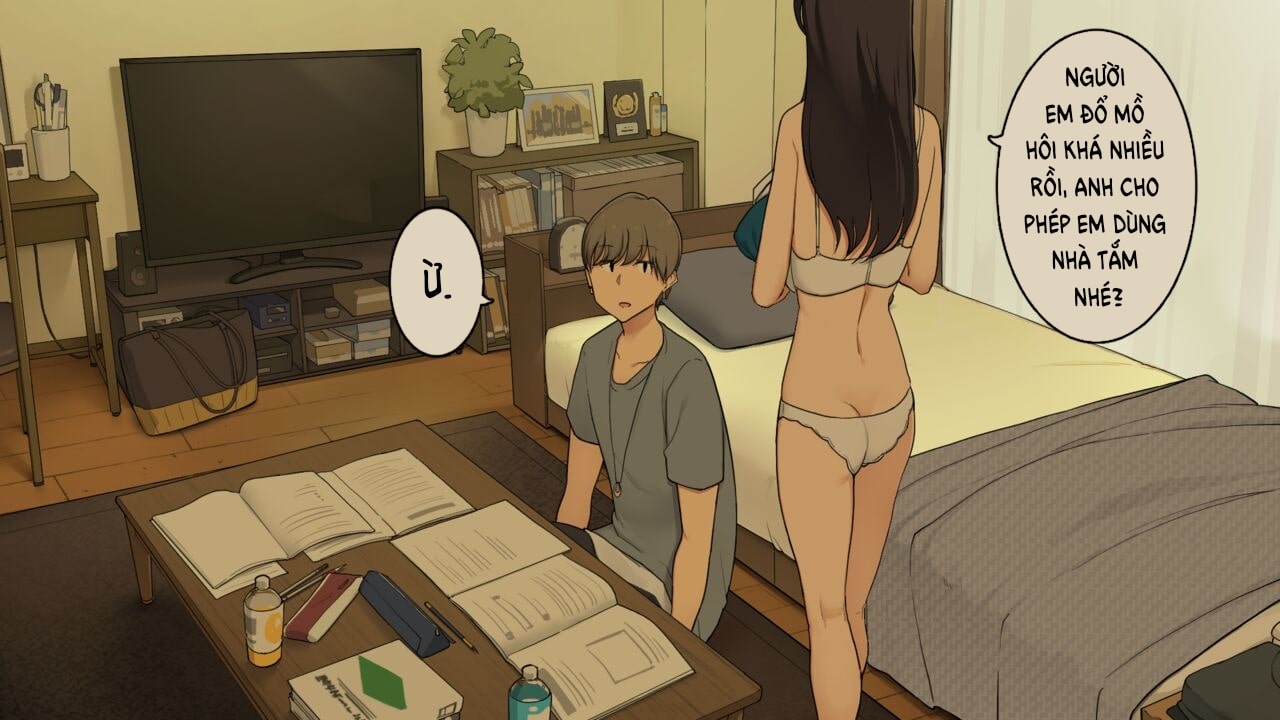 Đọc truyện hentai Học Nhóm Cùng Senpai - Oneshot