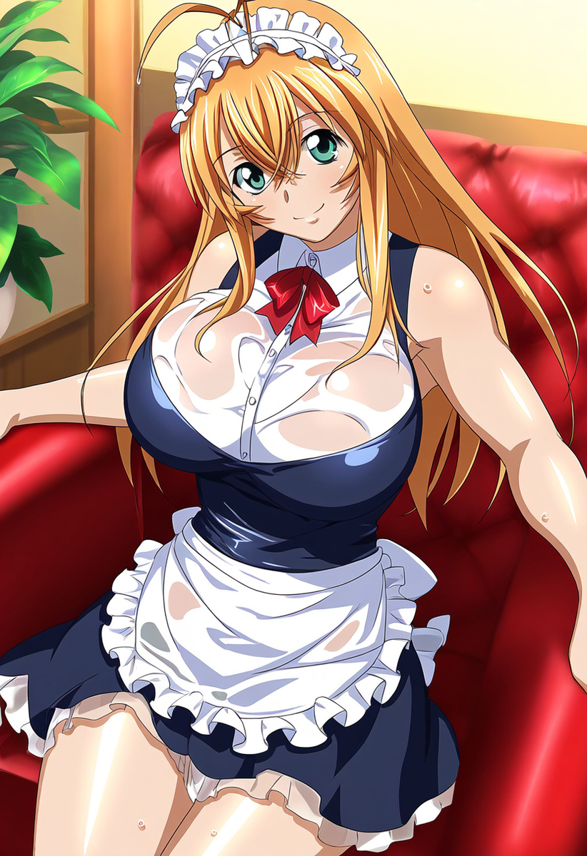 Đọc truyện hentai Tuyển tập Albums Art hentai - Chap 268 - Sonsaku (Ikki Tousen) AI illustration maid outfit