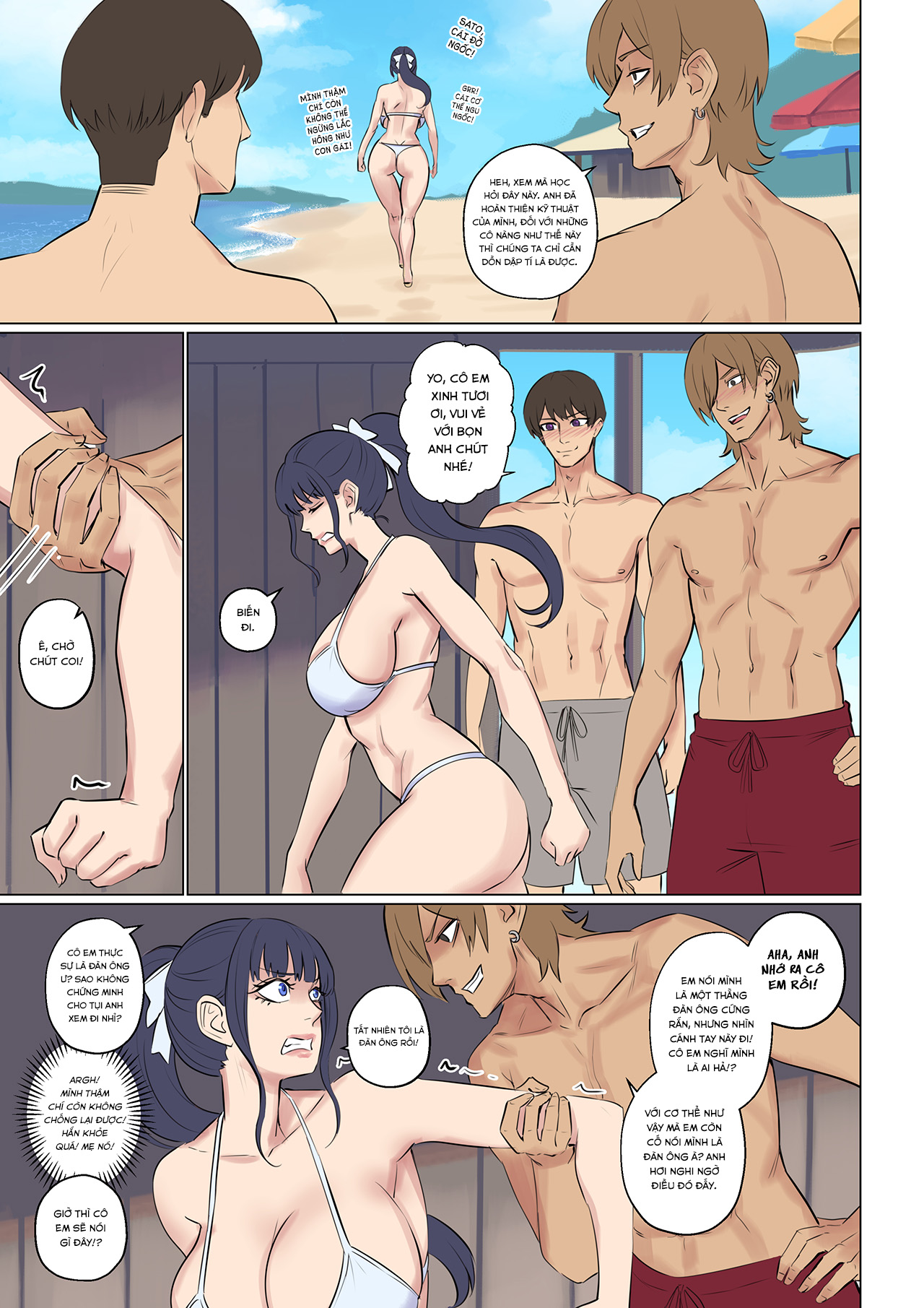 Đọc truyện hentai Bắt cóc người ngoài hành tinh - Chap 2 - Đi biển