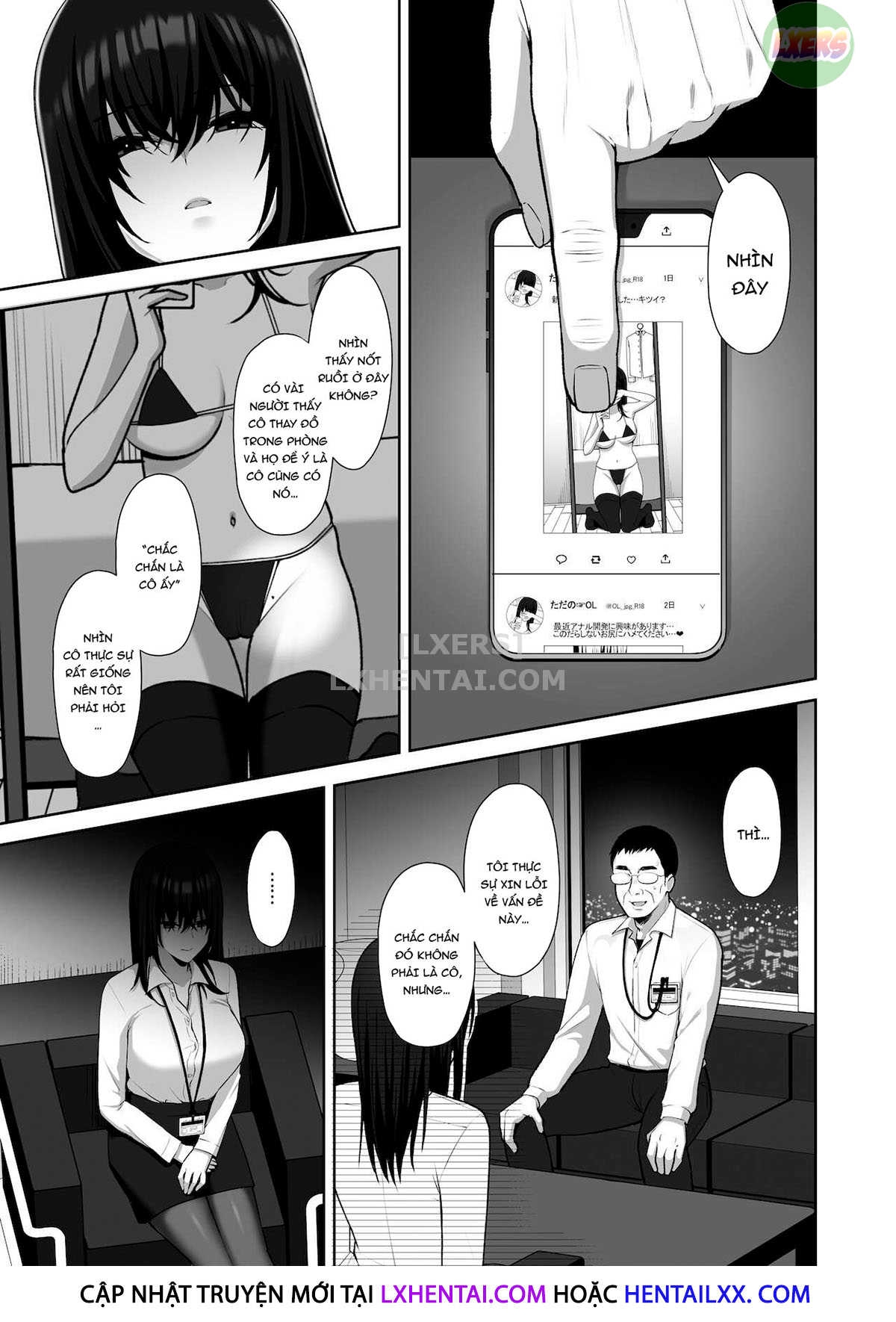 Đọc truyện hentai An Office Lady's Behind The Scenes Masochistic Onahole Training - Chap 1
