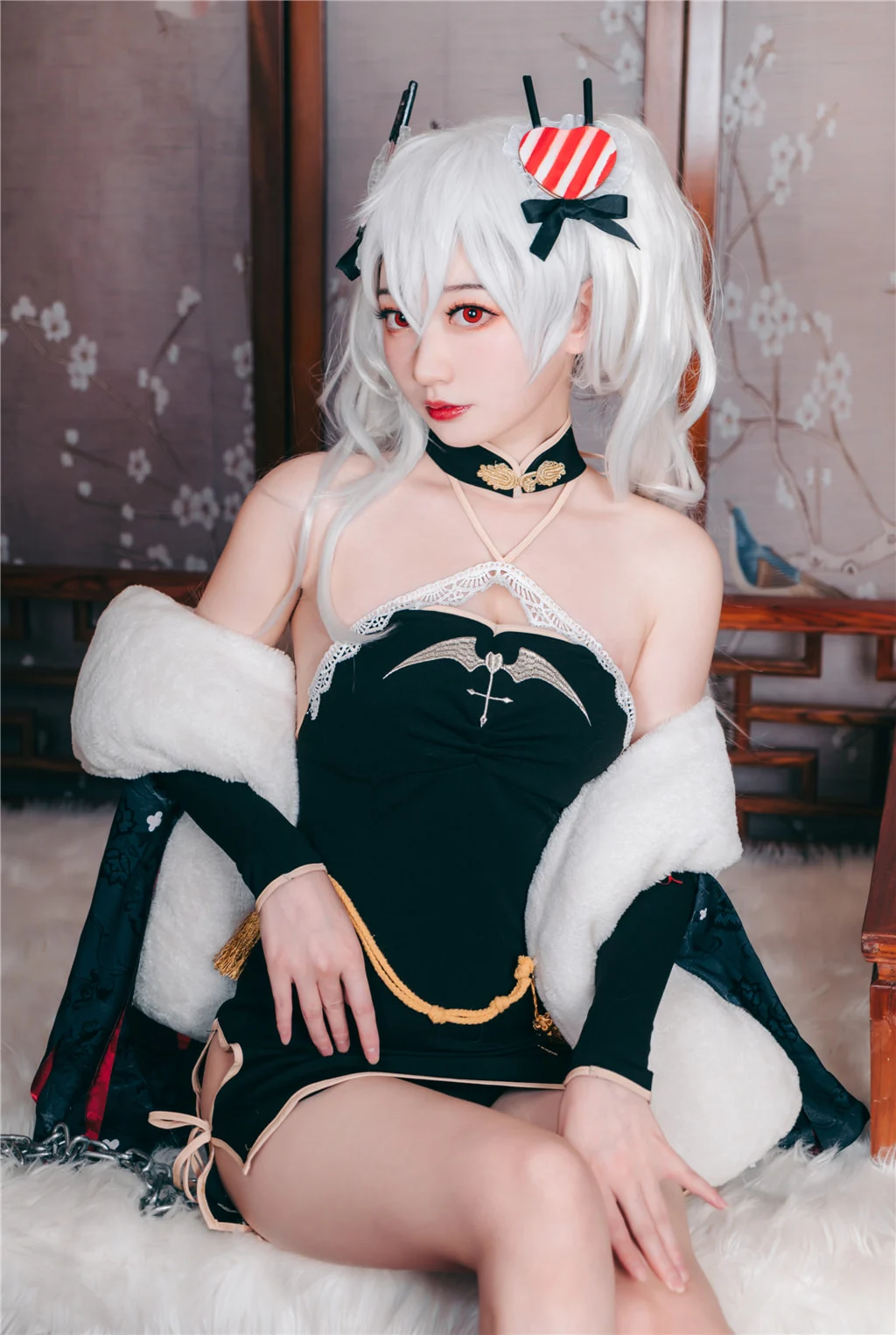 Đọc truyện hentai Tuyển tập Albums siêu phẩm Cosplay - Chap 592 - Tao Mo - Vampire Cheongsam