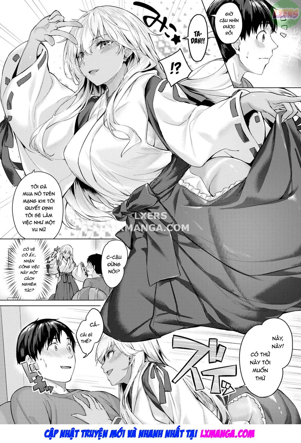 Đọc truyện hentai Cô Gái Miko - Oneshot
