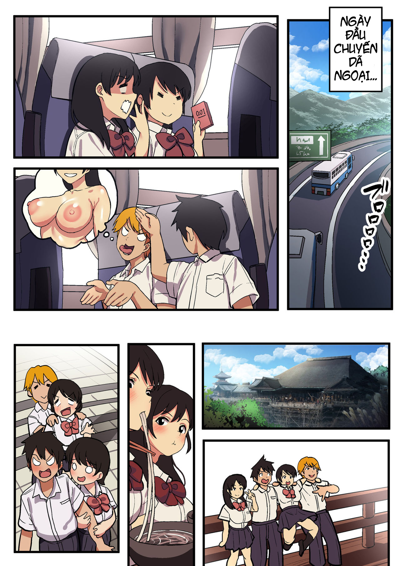 Đọc truyện hentai School Trip X King Game - Chap 1