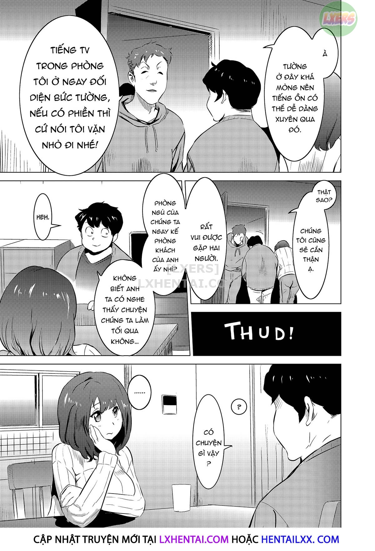 Đọc truyện hentai My Wife Would Never Moan Like in the Unrealistic Porn My Neighbor Watches - Chap 1