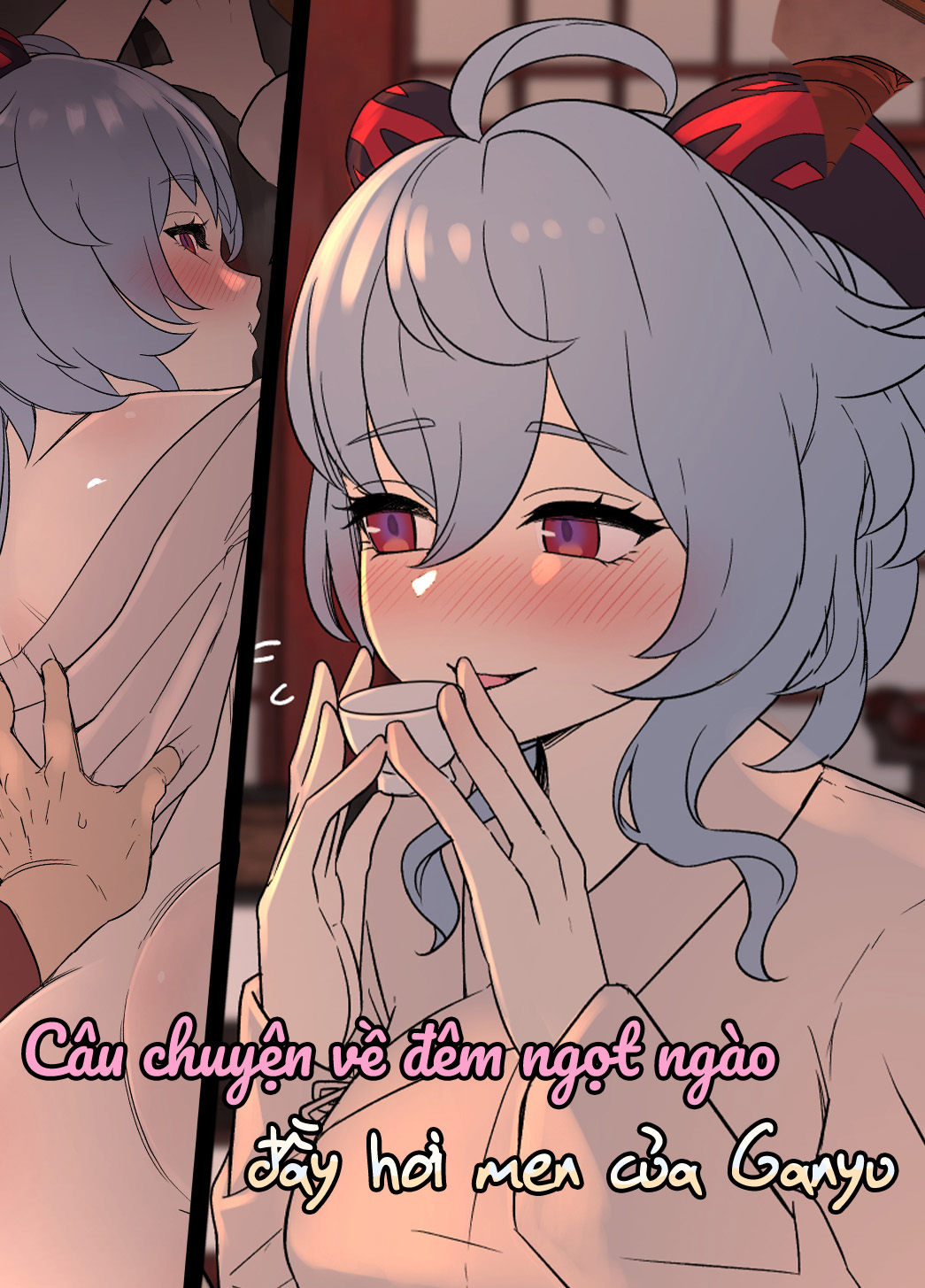 Đọc truyện hentai Câu chuyện về đêm ngọt ngào đầy hơi men của Ganyu - 2xshot