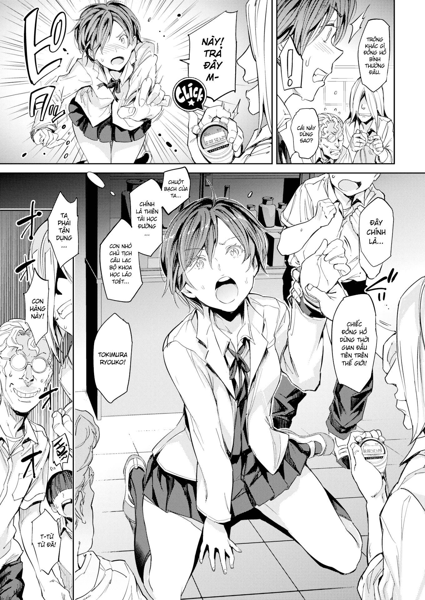 Đọc truyện hentai Đồng hồ dừng thời gian - Oneshot