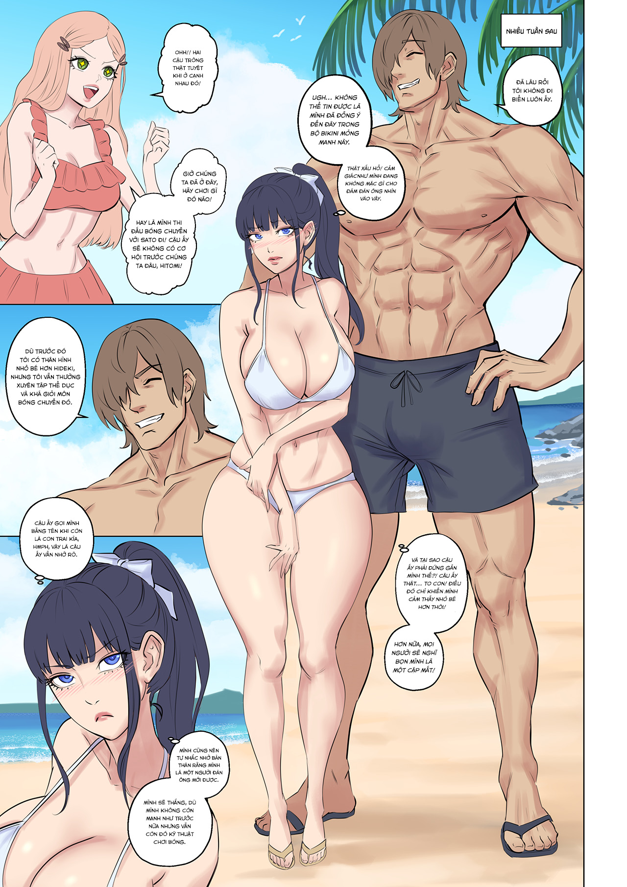 Đọc truyện hentai Bắt cóc người ngoài hành tinh - Chap 2 - Đi biển