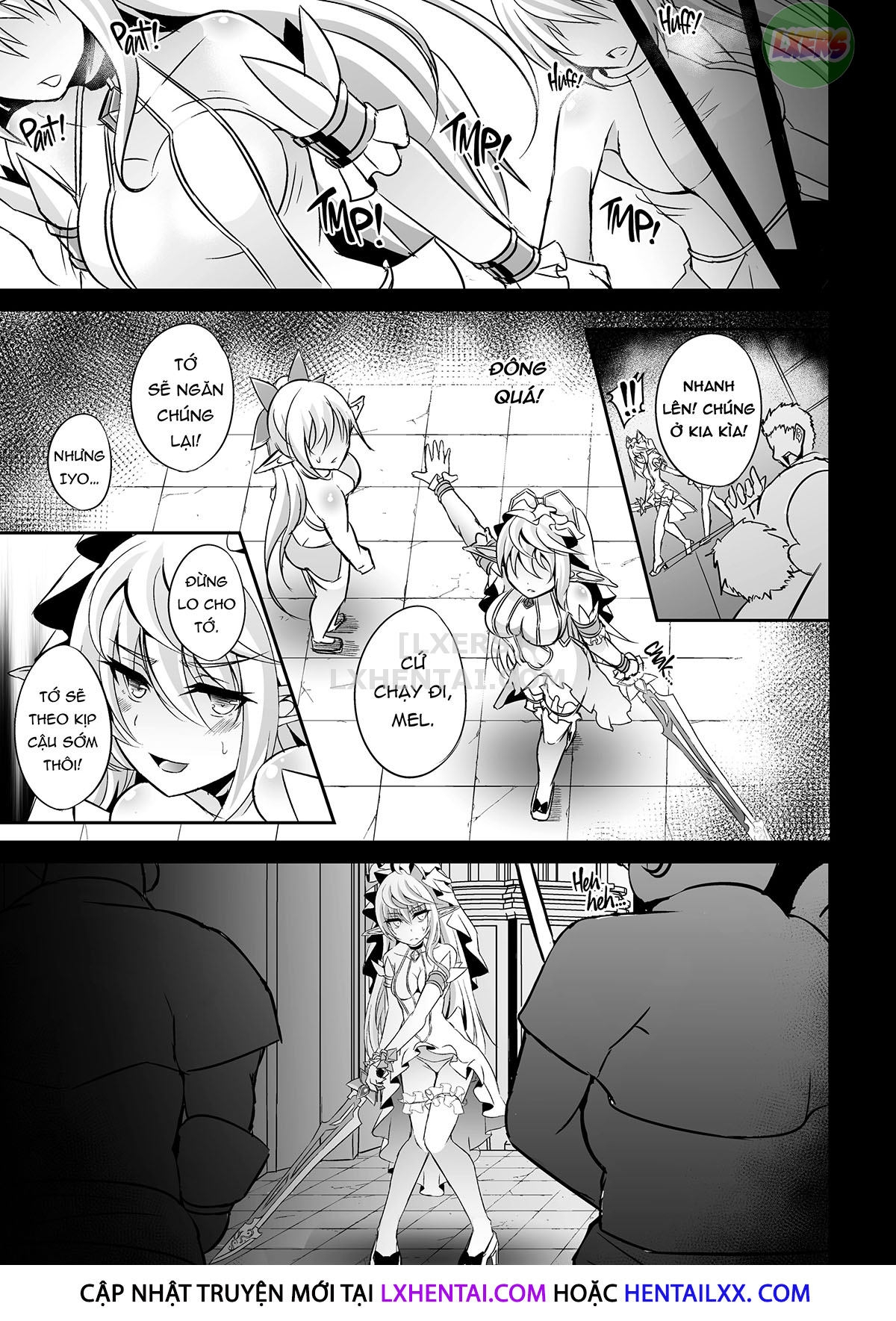 Đọc truyện hentai Nàng Elf chạy trốn - Chap 4