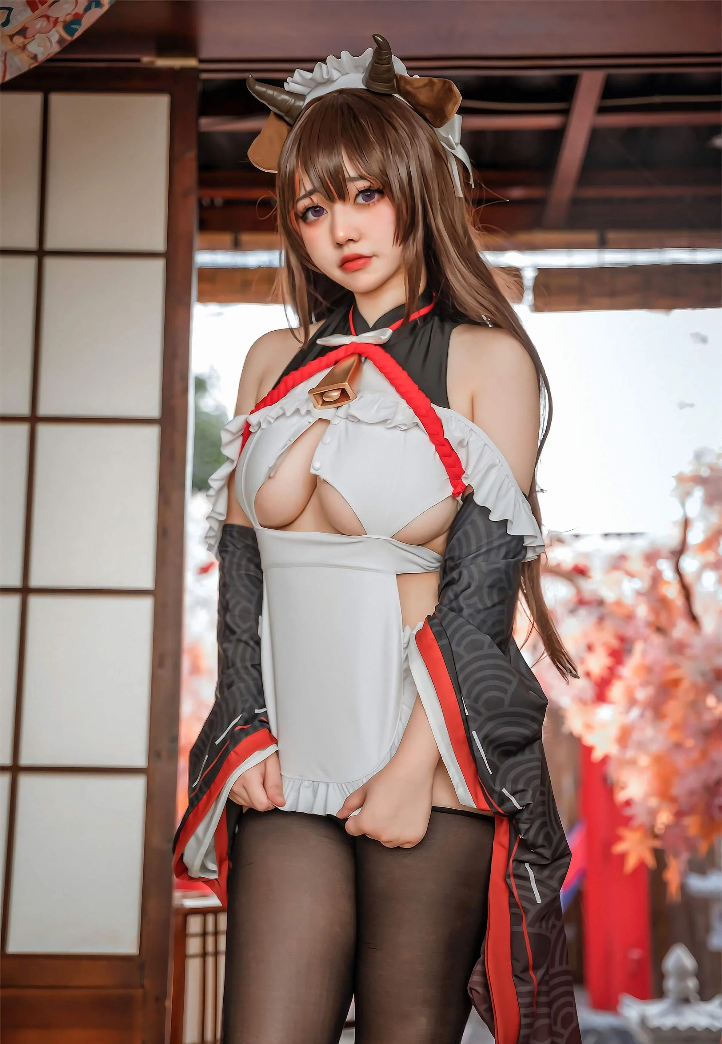 Đọc truyện hentai Tuyển tập Albums siêu phẩm Cosplay - Chap 250 - [AhRiRi_Ganlory] Cô hầu gái bối rối của Azur Lane