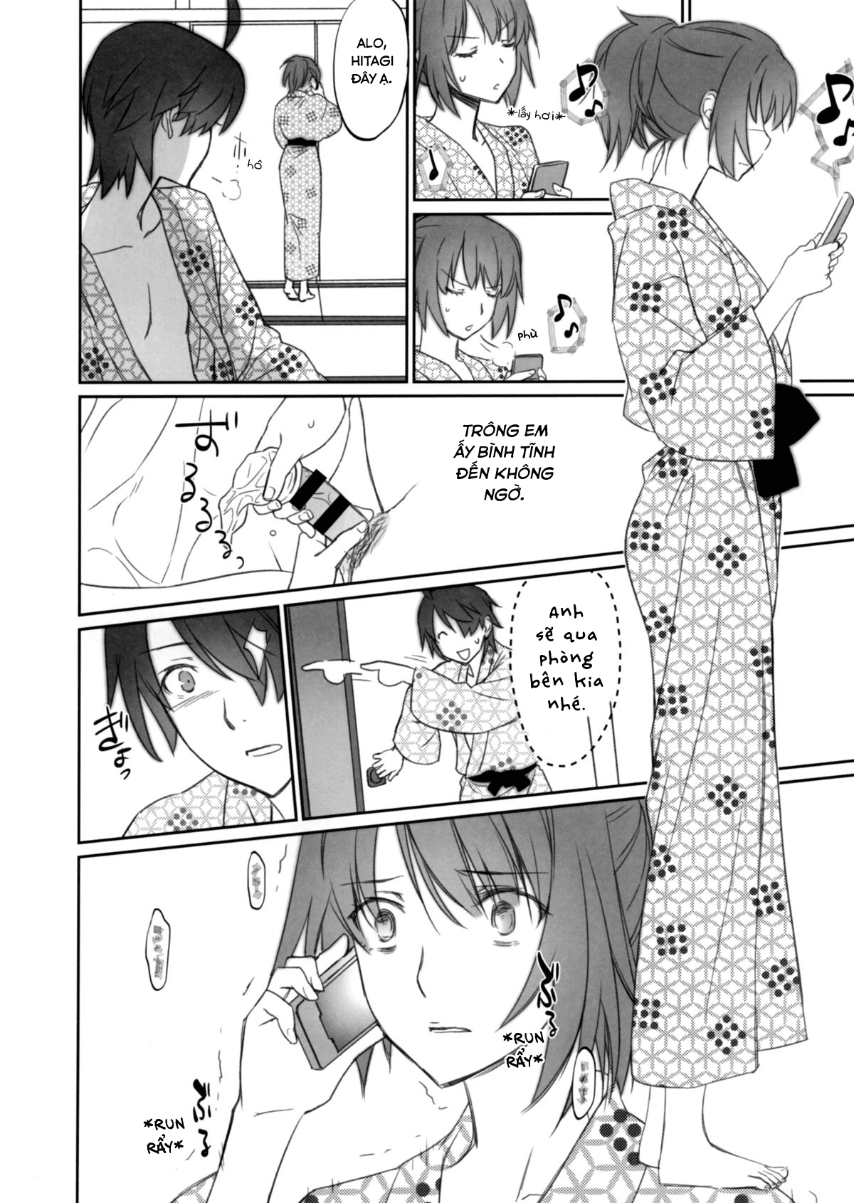 Đọc truyện hentai Hitagi family (Bakemonogatari) - Chap 2