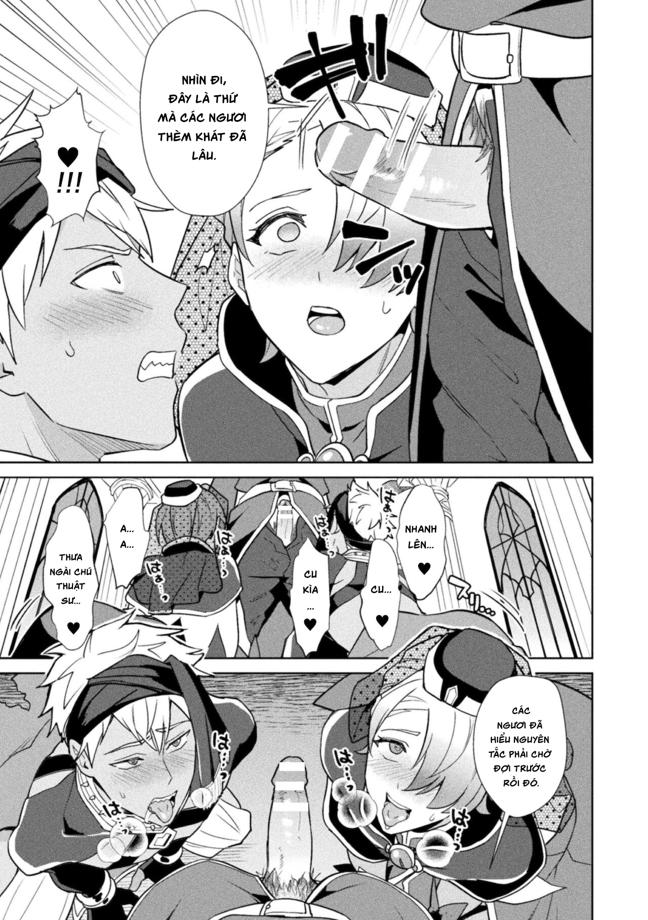 Đọc truyện hentai Kinju no Madousho Saishuu Hanashi Kinju de Yuusha no Nakama o Akuochi Sennou - Chap 1.