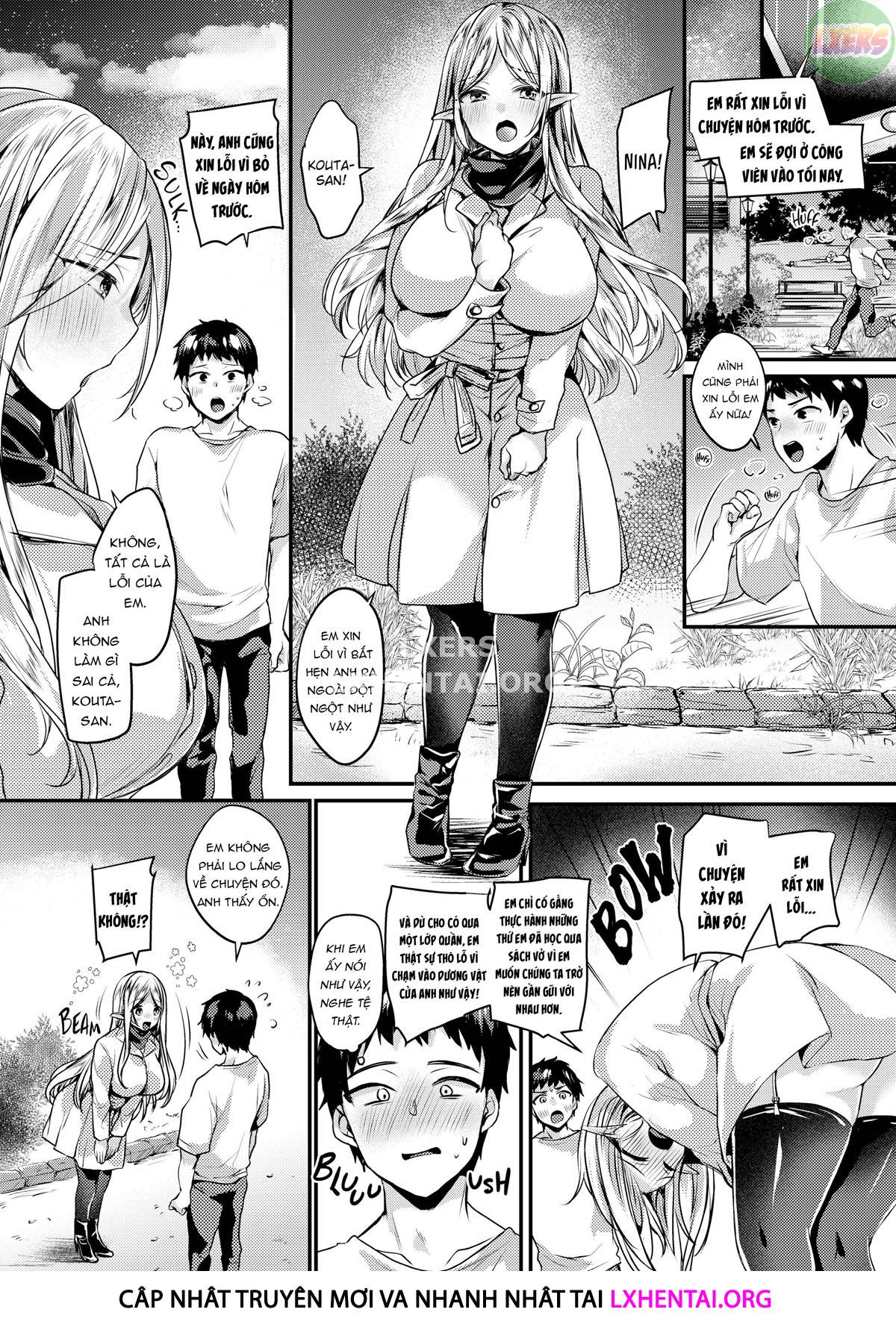 Đọc truyện hentai Ngất ngây ngọt ngào nóng bỏng - Chap 1 - An Exciting Date with My Elven Girlfriend