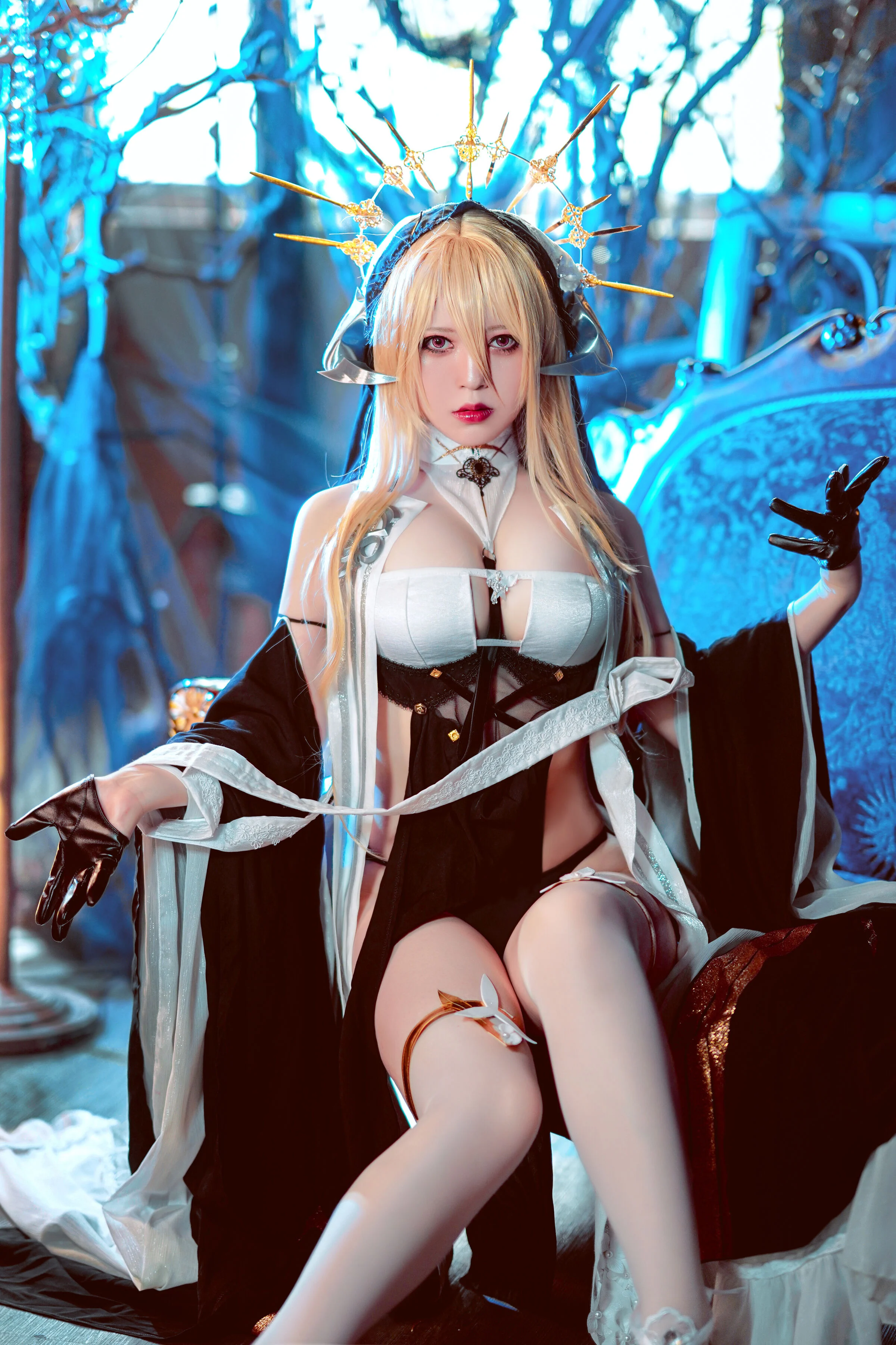 Đọc truyện hentai Tuyển tập Albums siêu phẩm Cosplay - Chap 287 - Half-Half-Child Implacable Nun