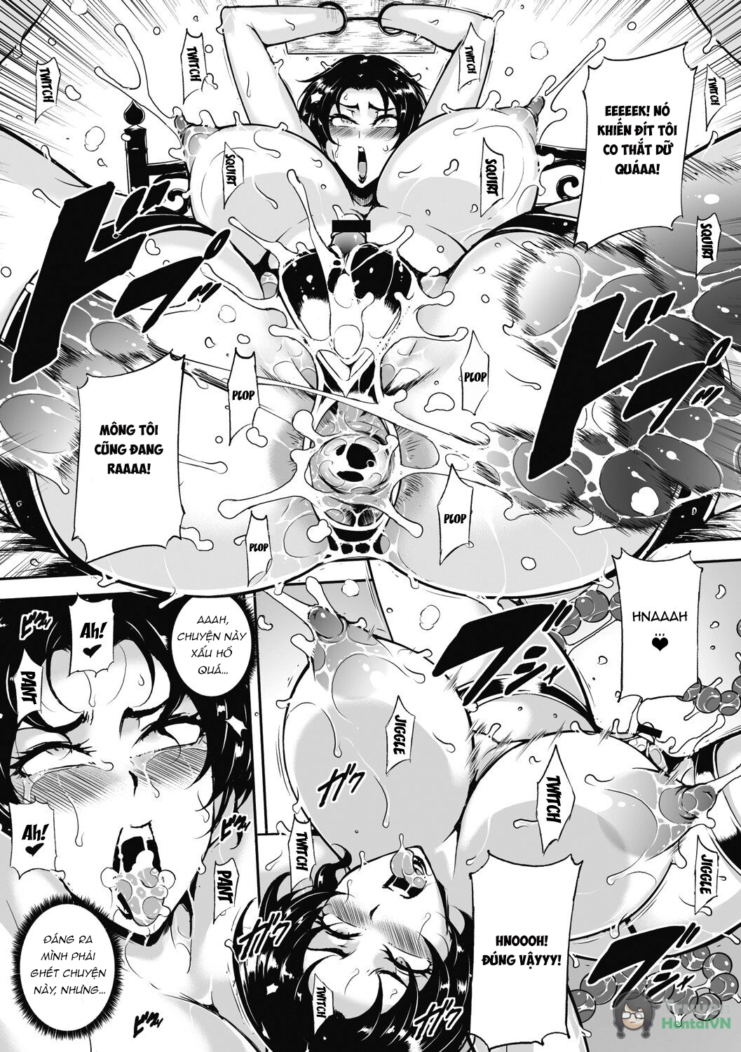 Đọc truyện hentai Akaneiro ni Modaeru Hitozuma - Wife Writhing in Madder - Oneshot