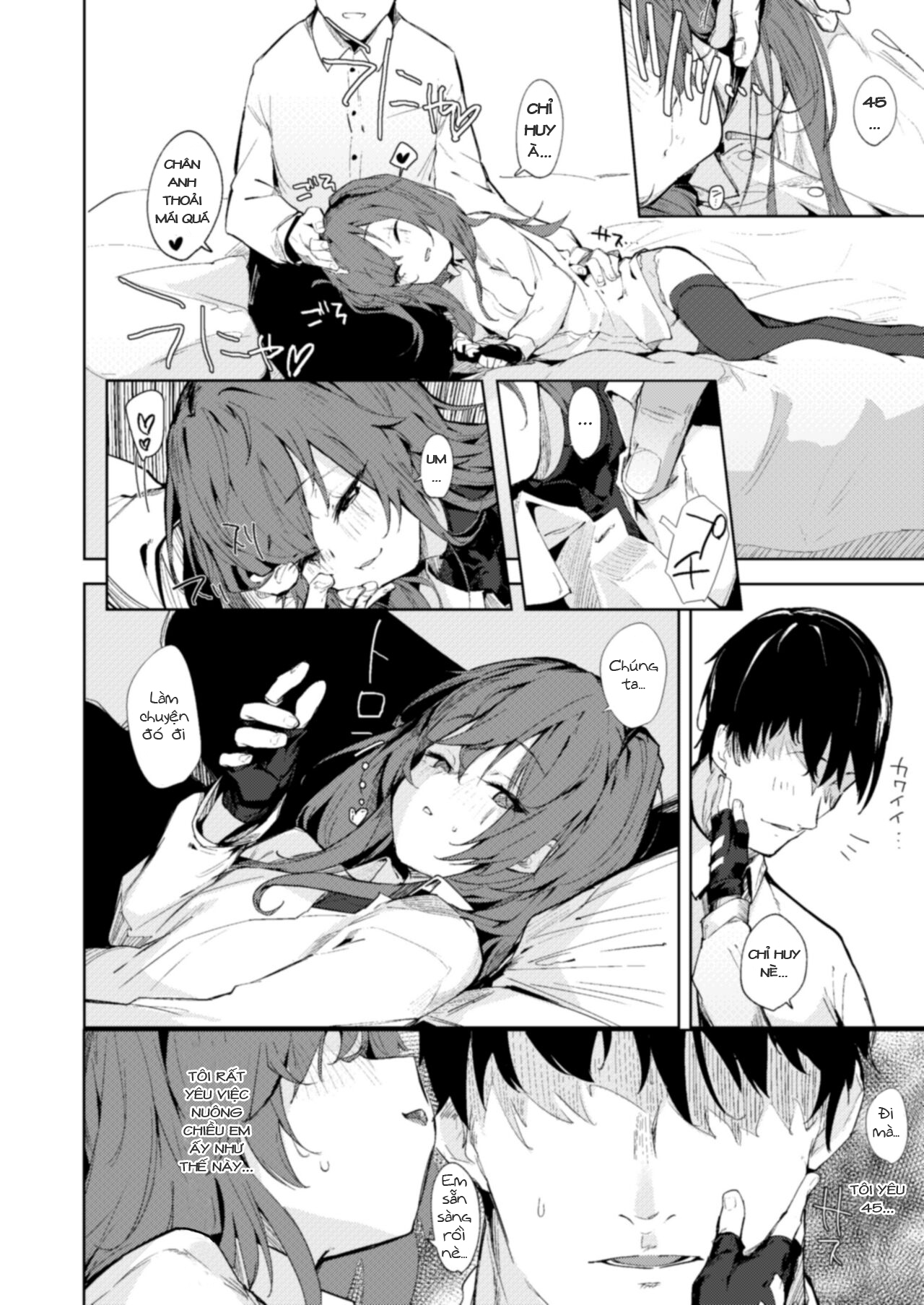 Đọc truyện hentai Amae Amayakashi Amayakasare (Girls' Frontline) - Oneshot