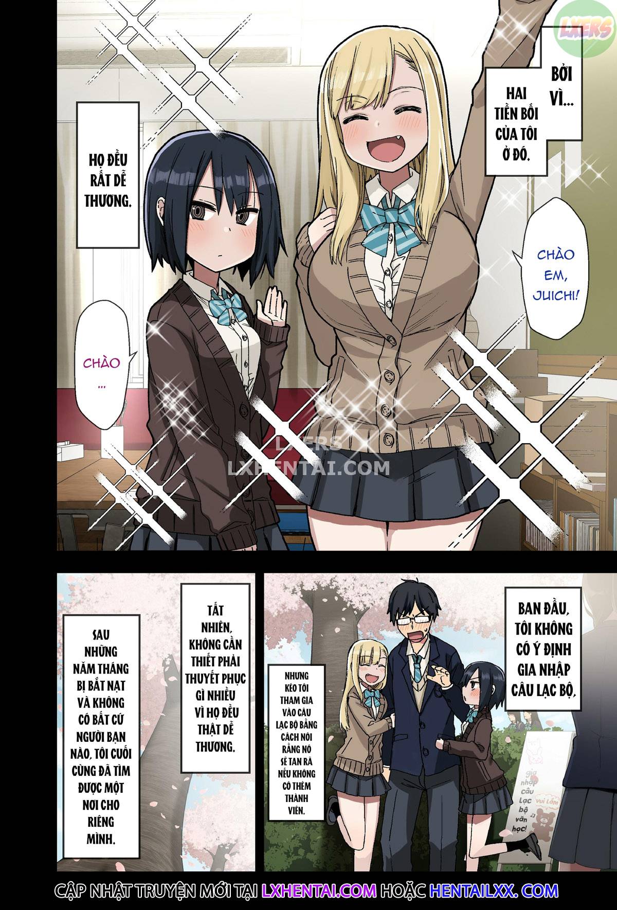 Đọc truyện hentai Vì senpai cho phép nên tôi đã làm chuyện đó với chị ấy - Chap 1 - Full Color